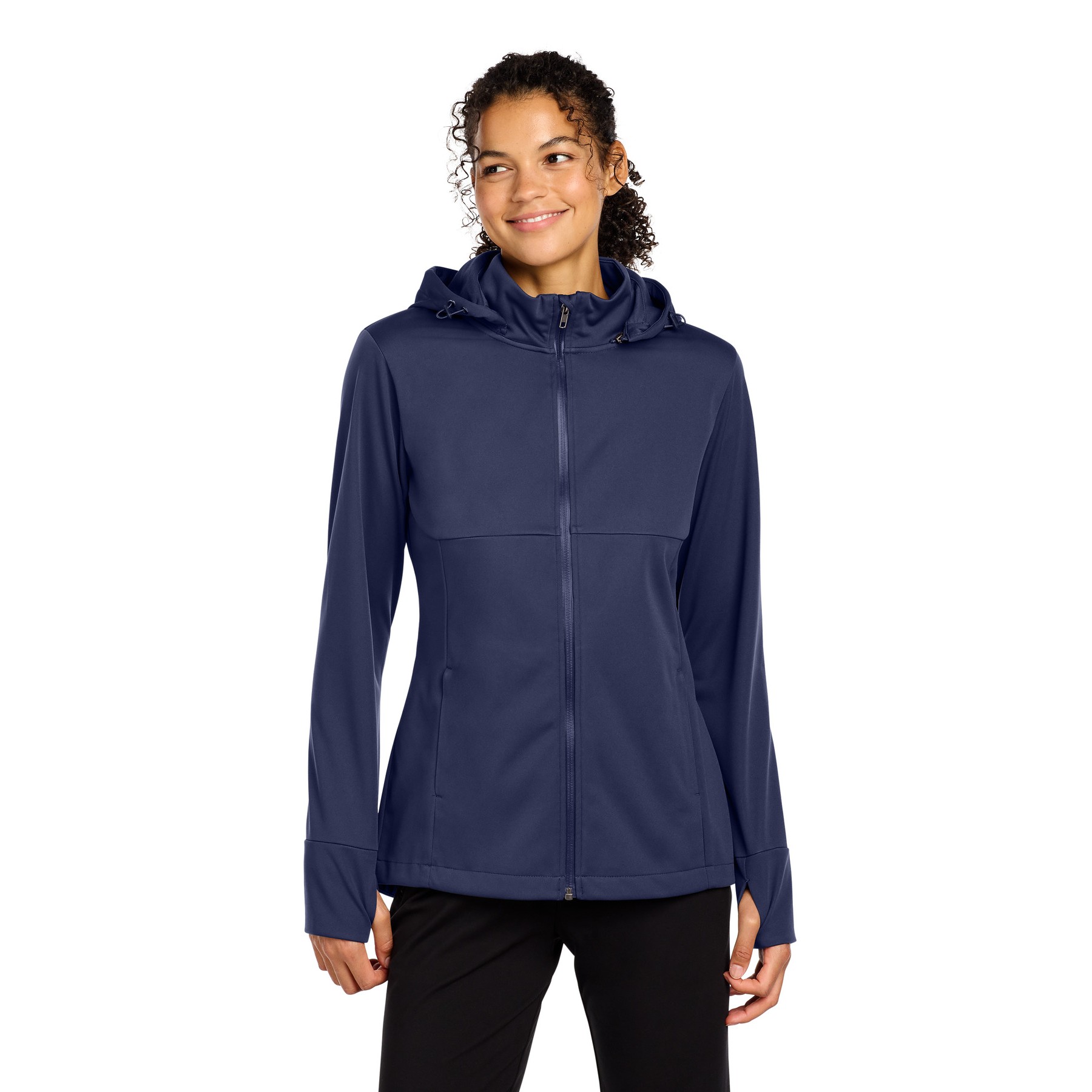 Women's Hooded Soft Shell Jacket - Thumbnail Image