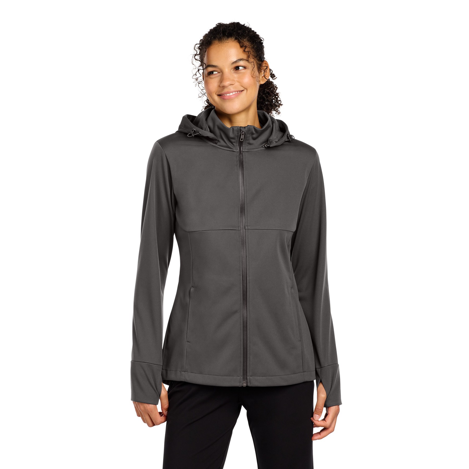 Women's Hooded Soft Shell Jacket - Thumbnail Image