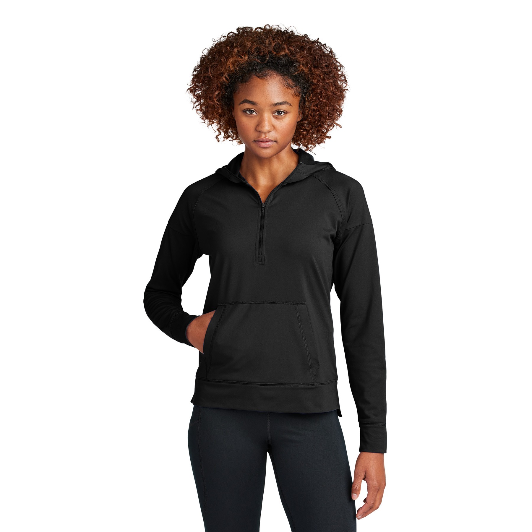 Women's Sport-Wick Stretch 1/2-Zip Hoodie - Main Image