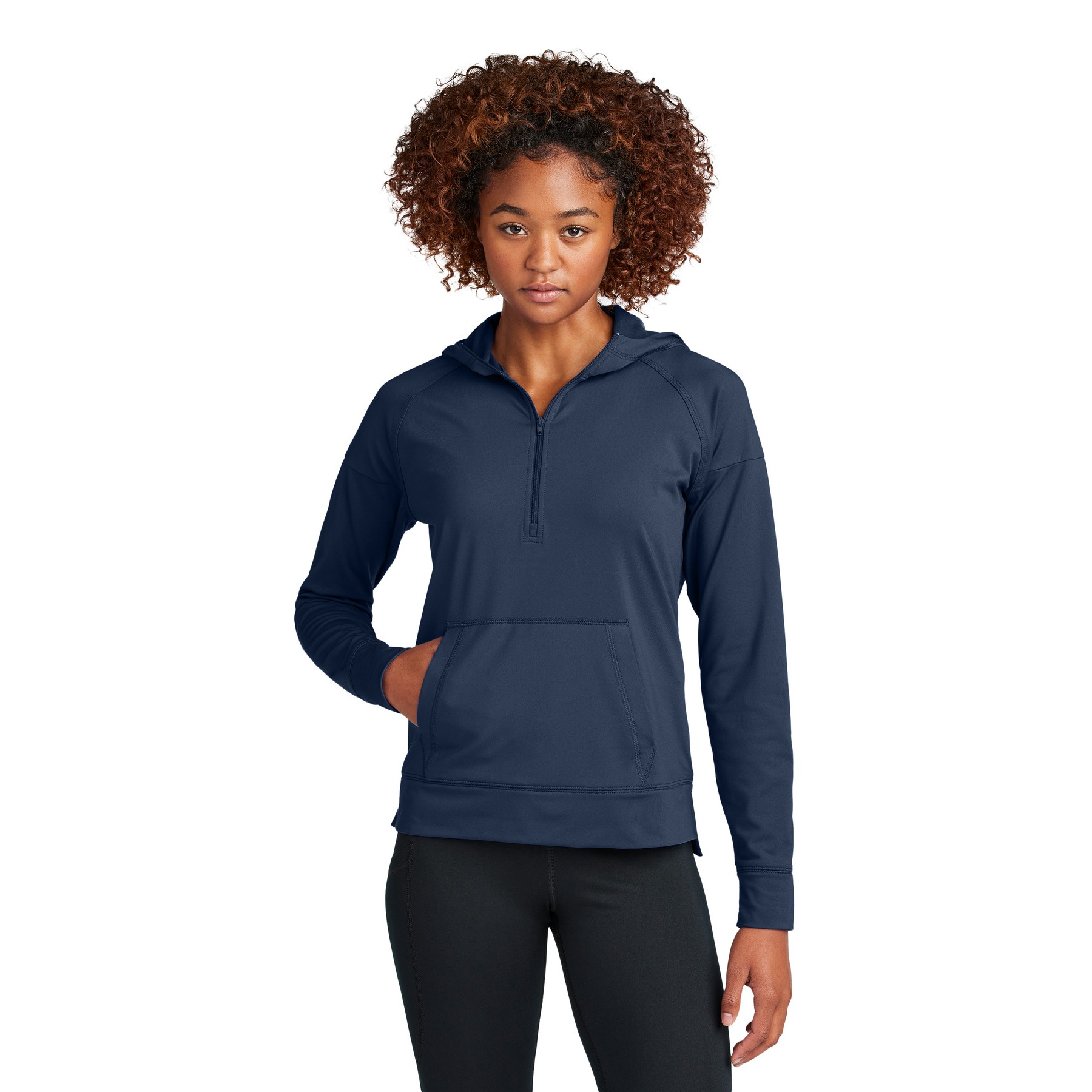 Women's Sport-Wick Stretch 1/2-Zip Hoodie - Thumbnail Image