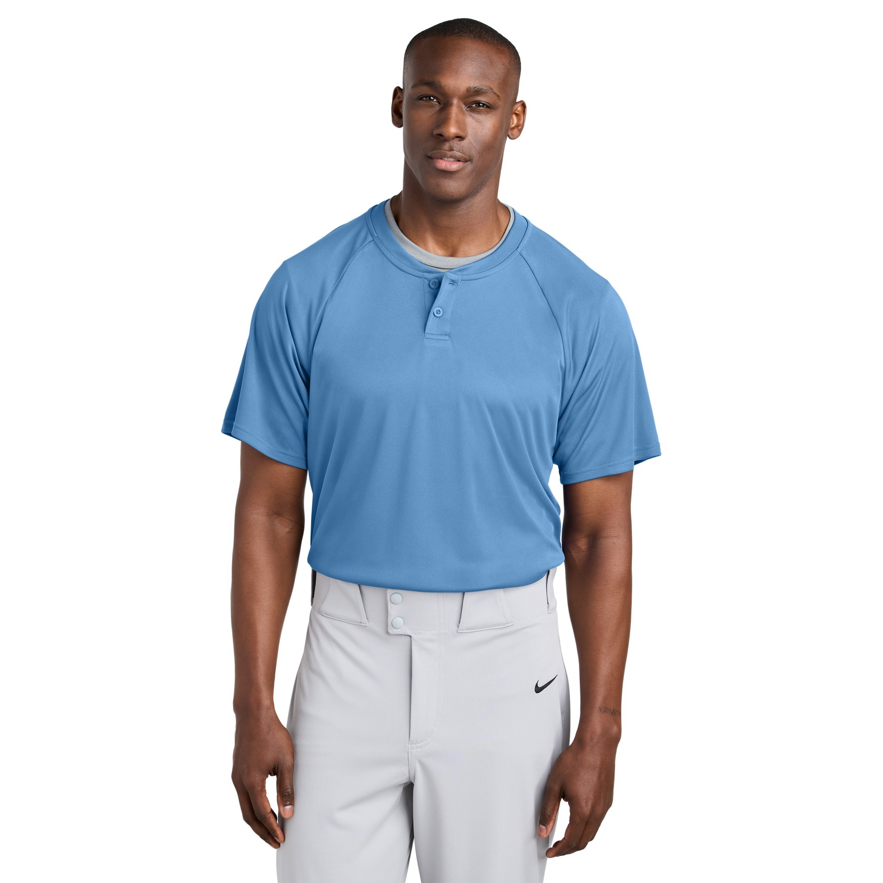 PosiCharge Competitor 2-Button Henley - Thumbnail Image