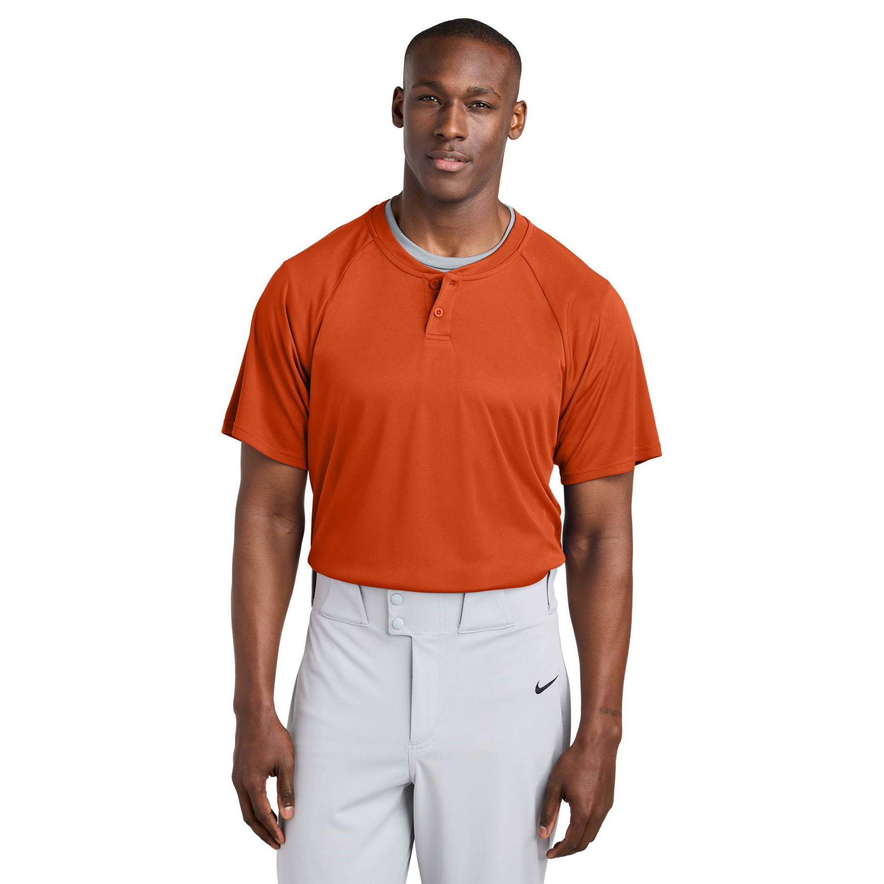 PosiCharge Competitor 2-Button Henley - Thumbnail Image