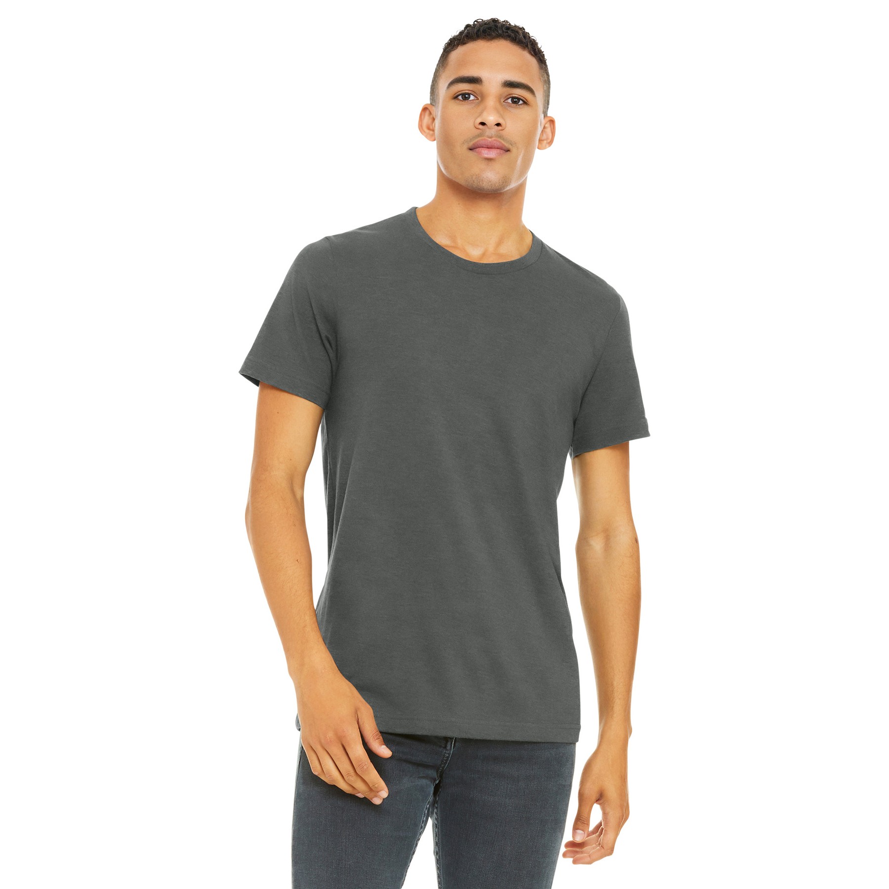 Unisex Heather CVC Short Sleeve Tee - Thumbnail Image
