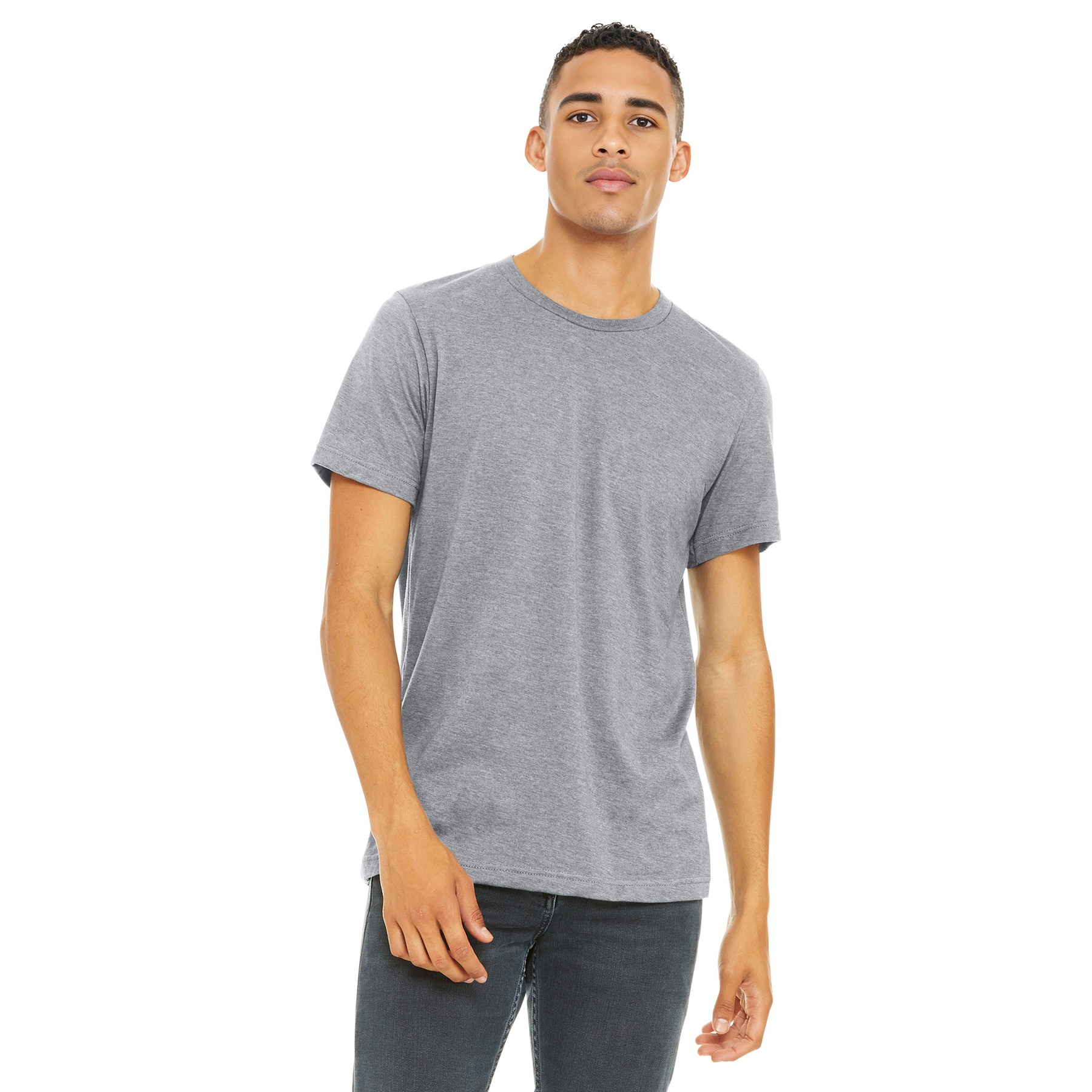 Unisex Heather CVC Short Sleeve Tee - Thumbnail Image