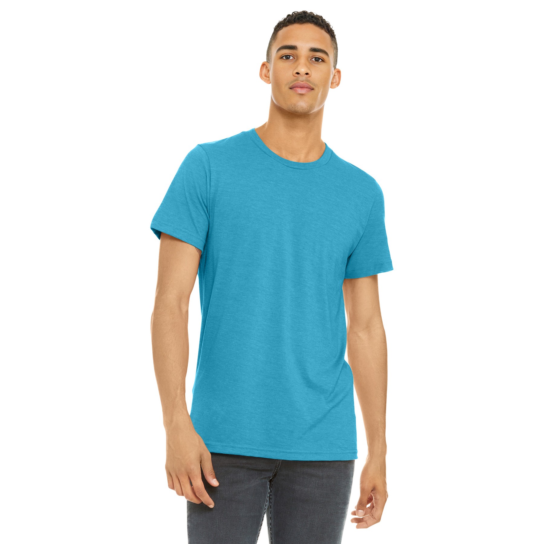 Unisex Heather CVC Short Sleeve Tee - Thumbnail Image