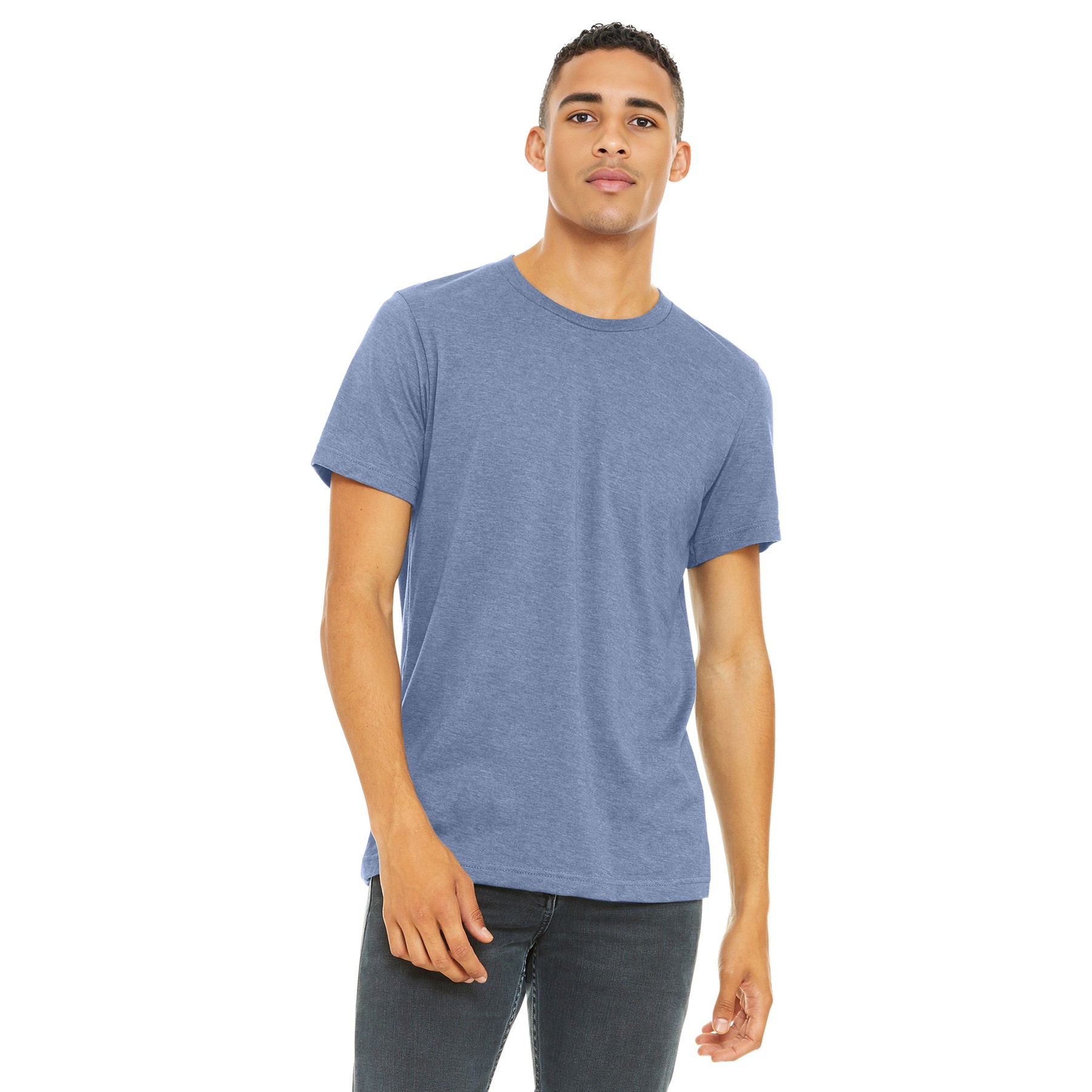 Unisex Heather CVC Short Sleeve Tee - Thumbnail Image