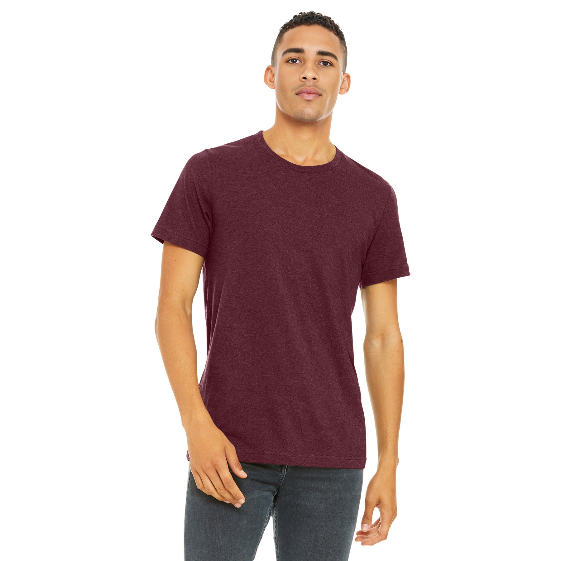 Unisex Heather CVC Short Sleeve Tee - Thumbnail Image