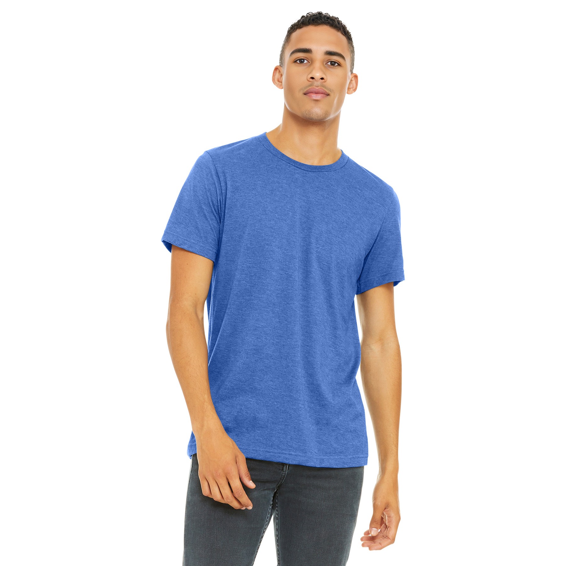 Unisex Heather CVC Short Sleeve Tee - Thumbnail Image