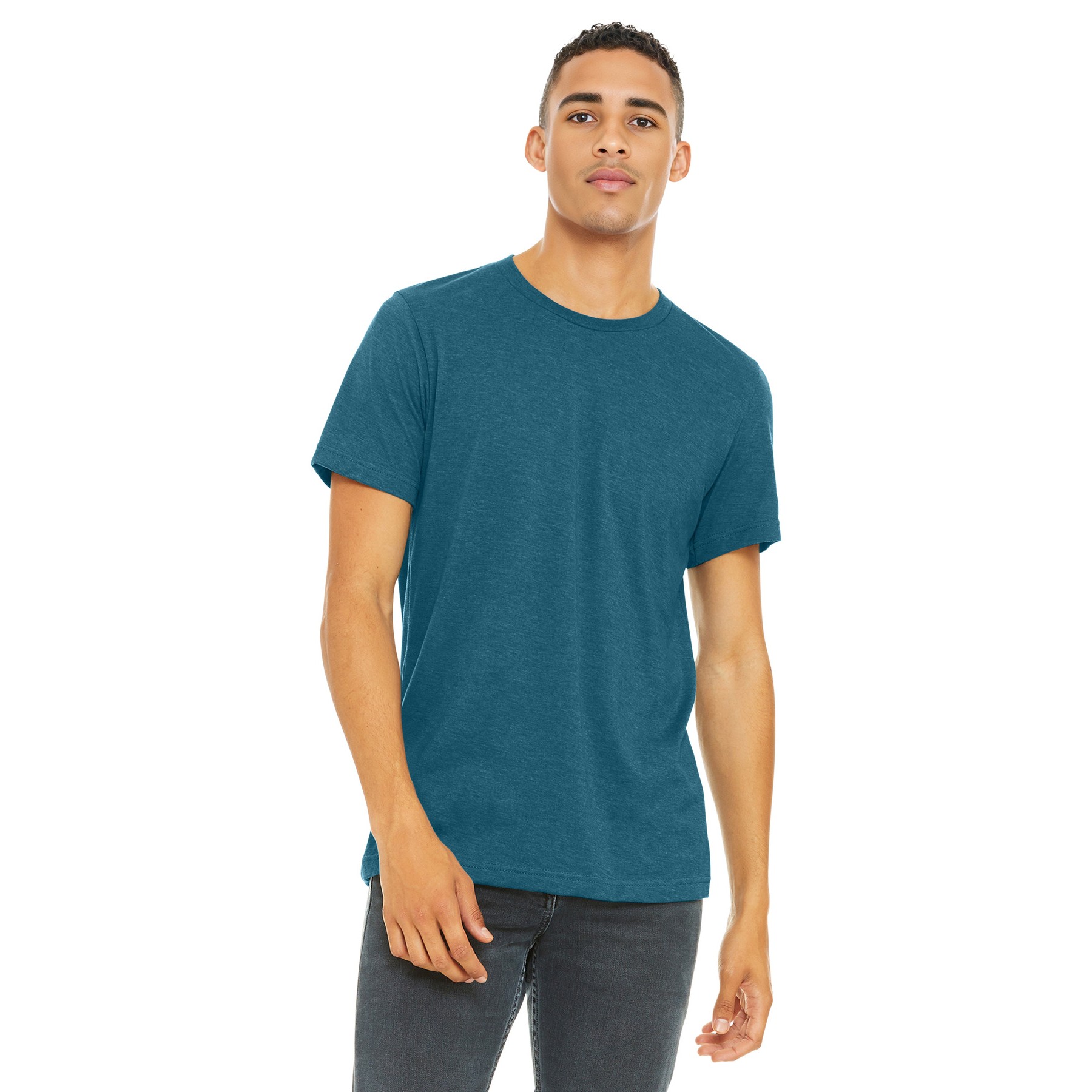 Unisex Heather CVC Short Sleeve Tee - Thumbnail Image