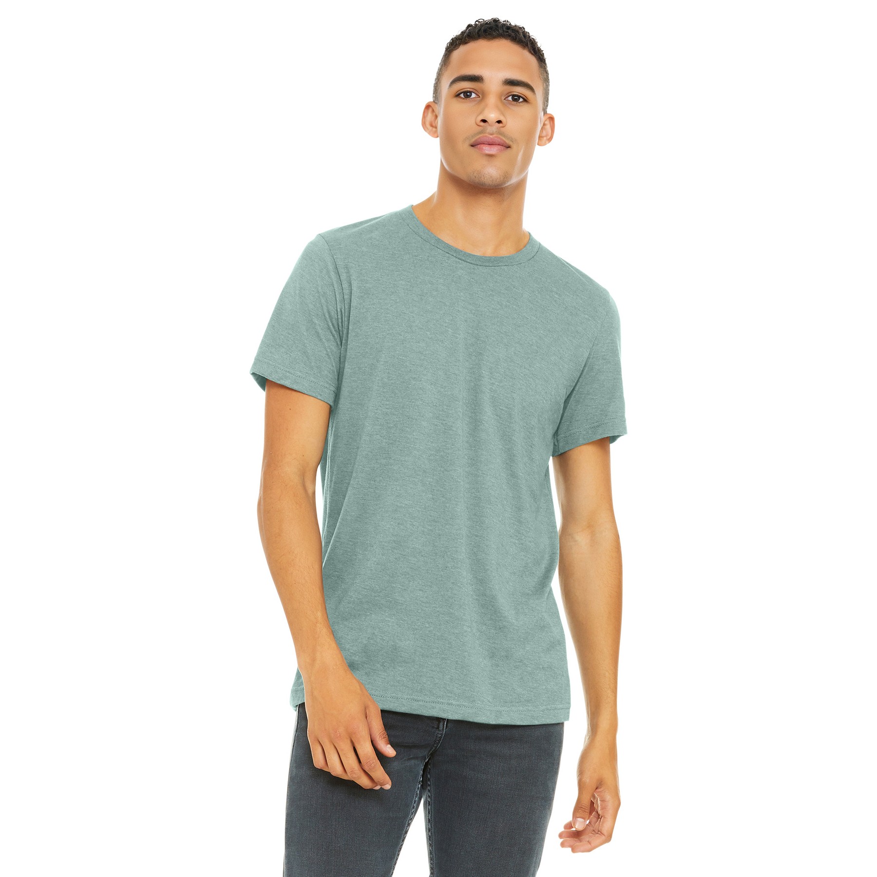 Unisex Heather CVC Short Sleeve Tee - Thumbnail Image