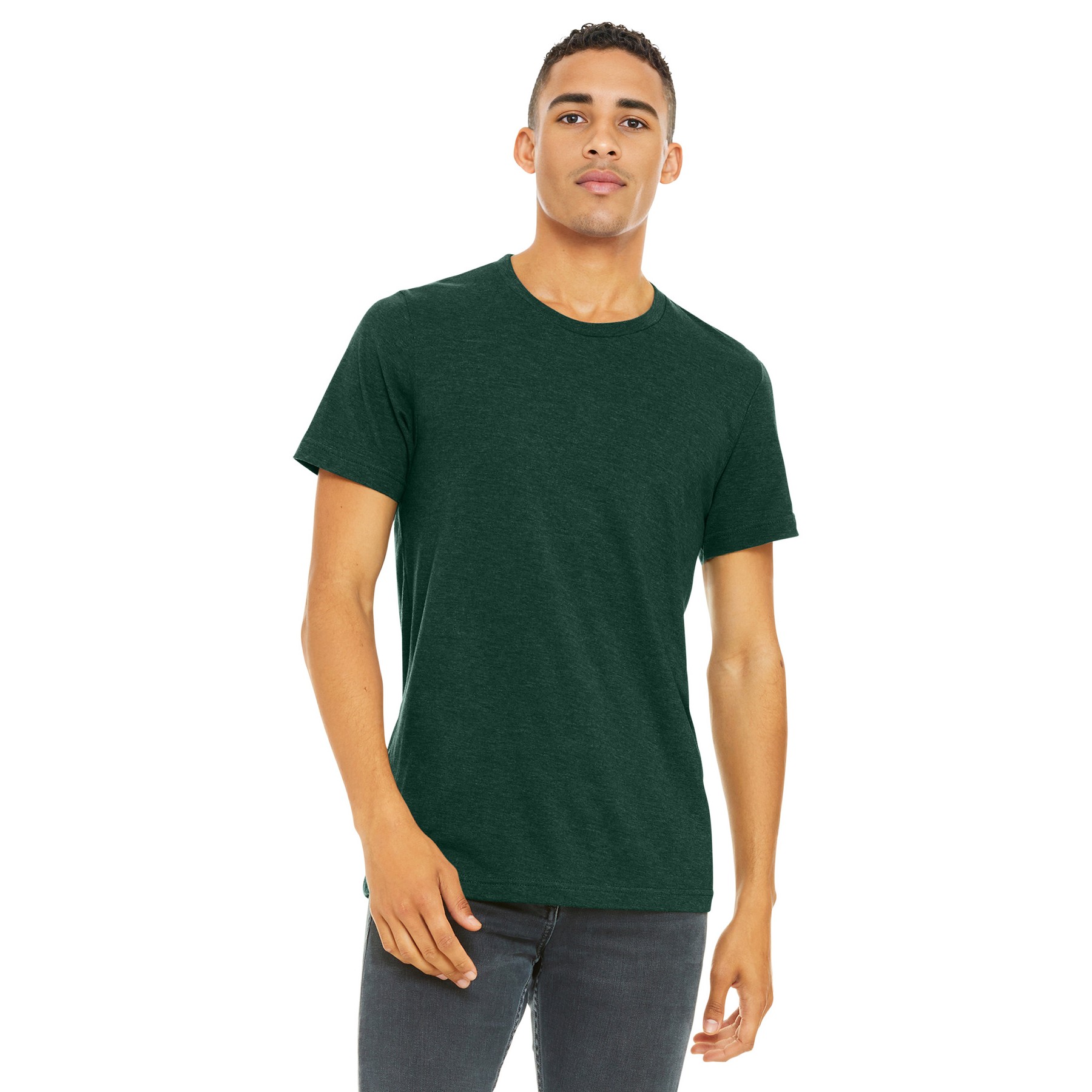 Unisex Heather CVC Short Sleeve Tee - Thumbnail Image