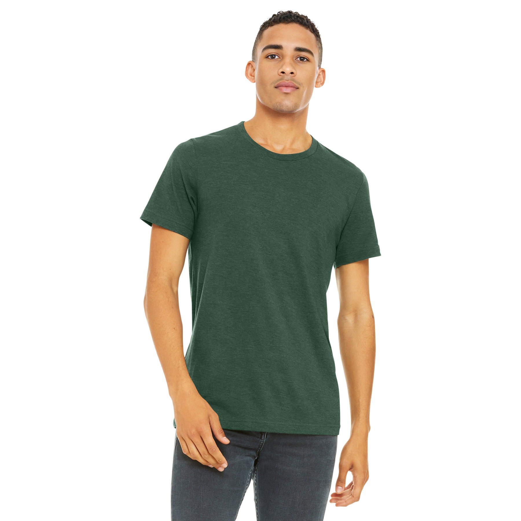 Unisex Heather CVC Short Sleeve Tee - Thumbnail Image