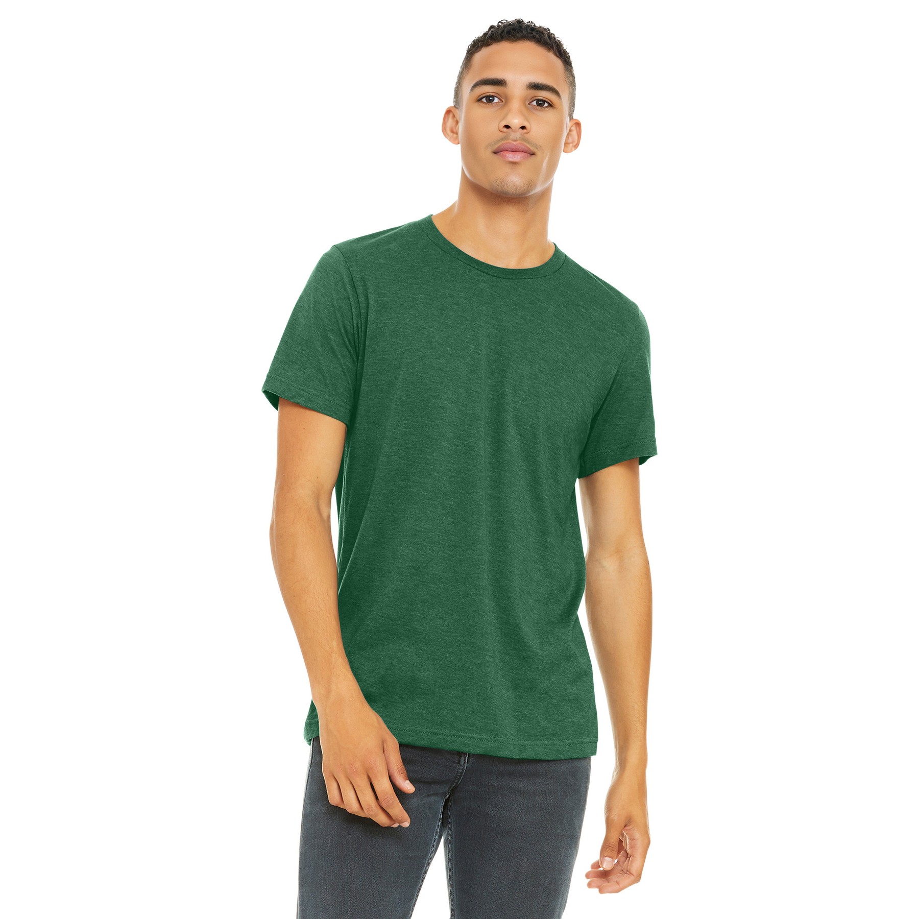 Unisex Heather CVC Short Sleeve Tee - Thumbnail Image