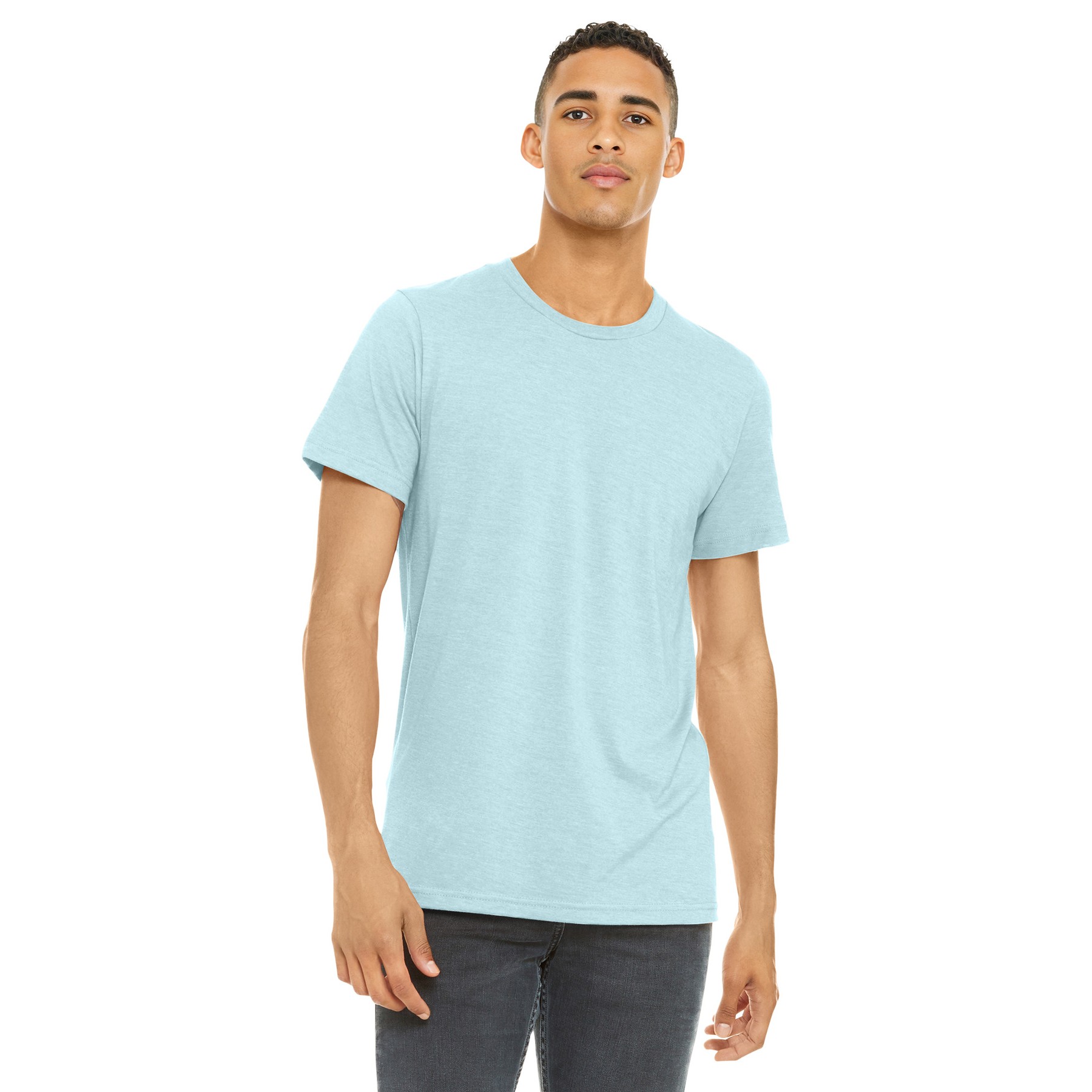 Unisex Heather CVC Short Sleeve Tee - Thumbnail Image
