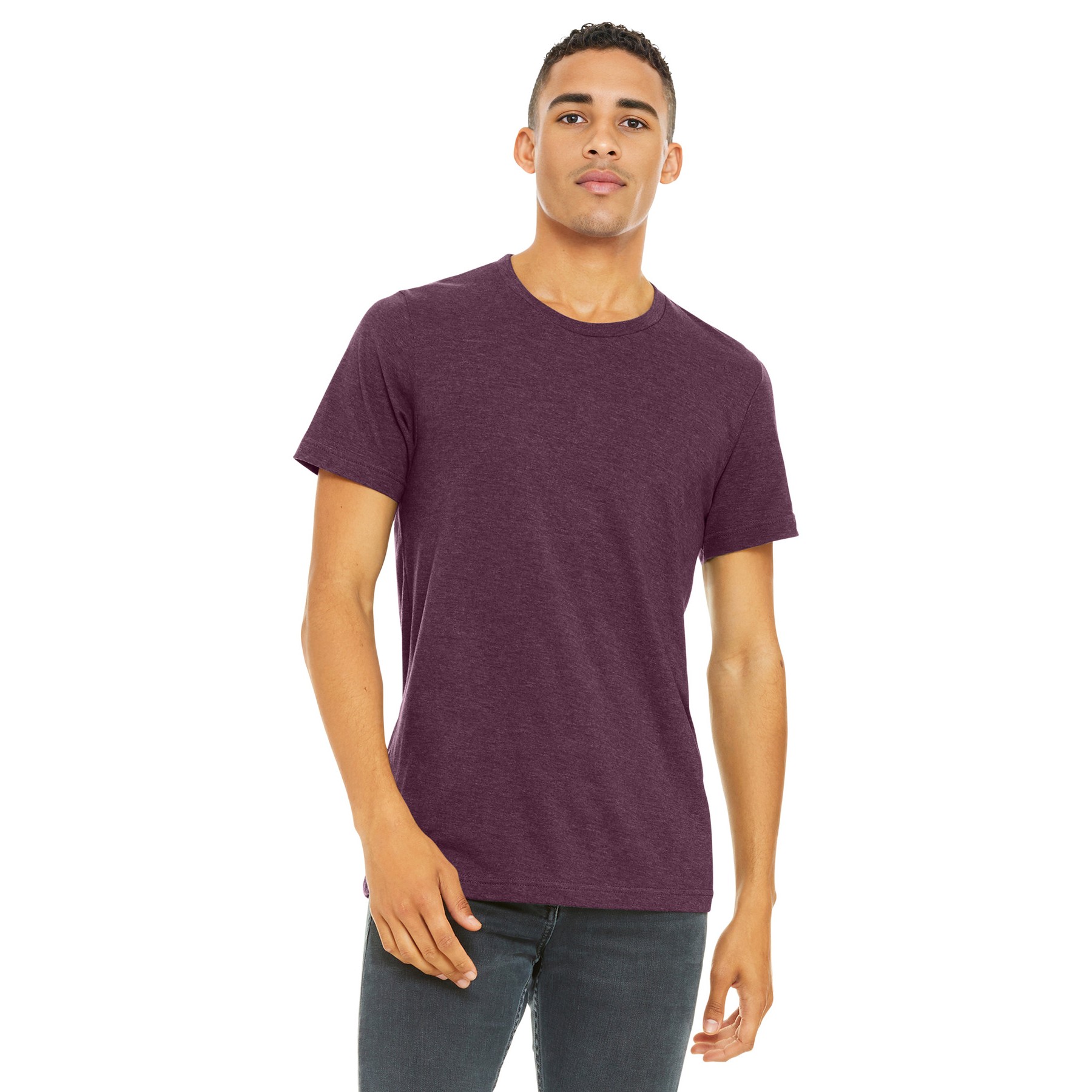 Unisex Heather CVC Short Sleeve Tee - Thumbnail Image