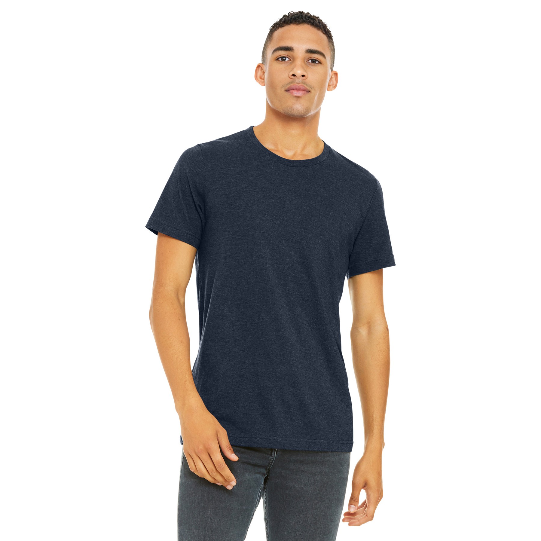 Unisex Heather CVC Short Sleeve Tee - Thumbnail Image