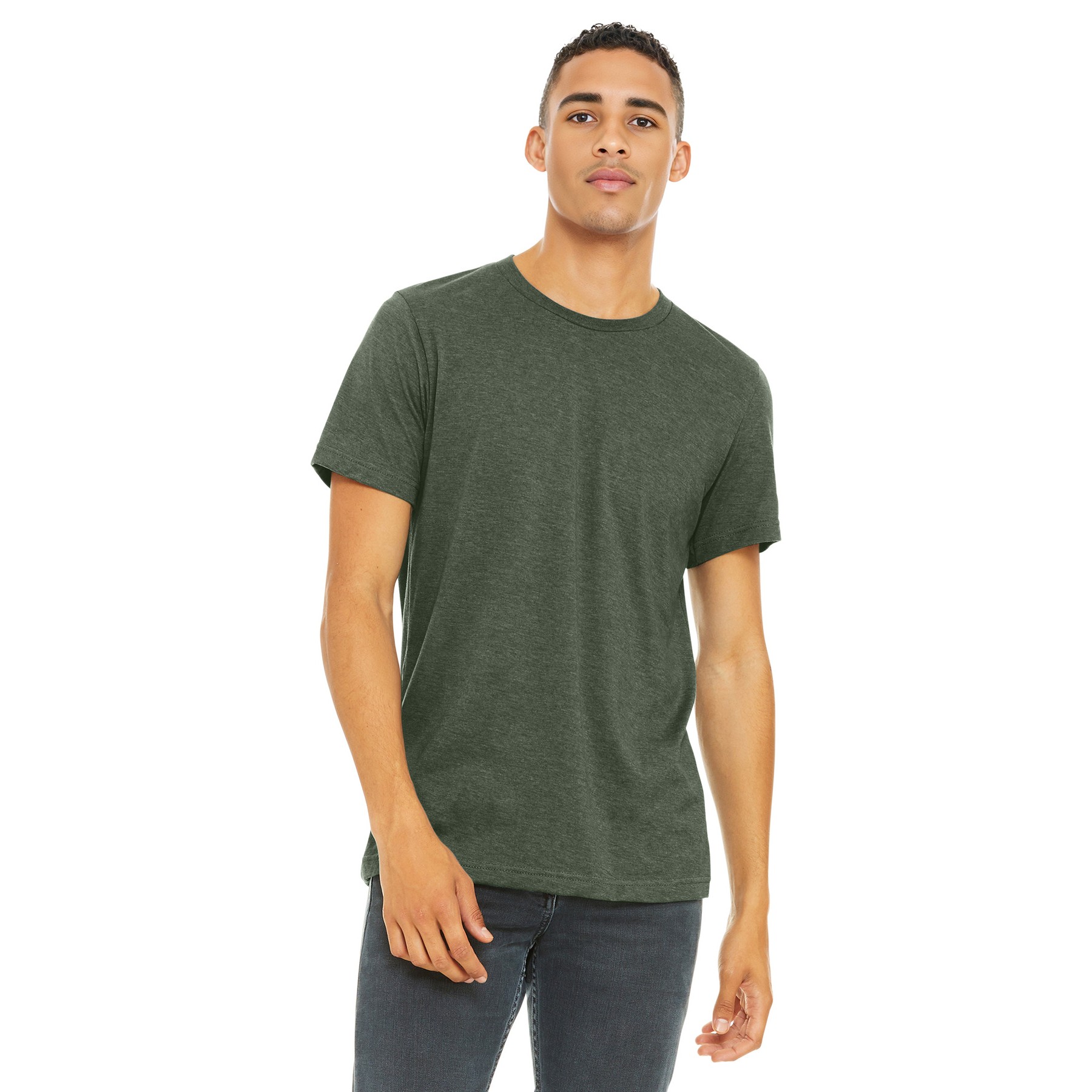 Unisex Heather CVC Short Sleeve Tee - Thumbnail Image