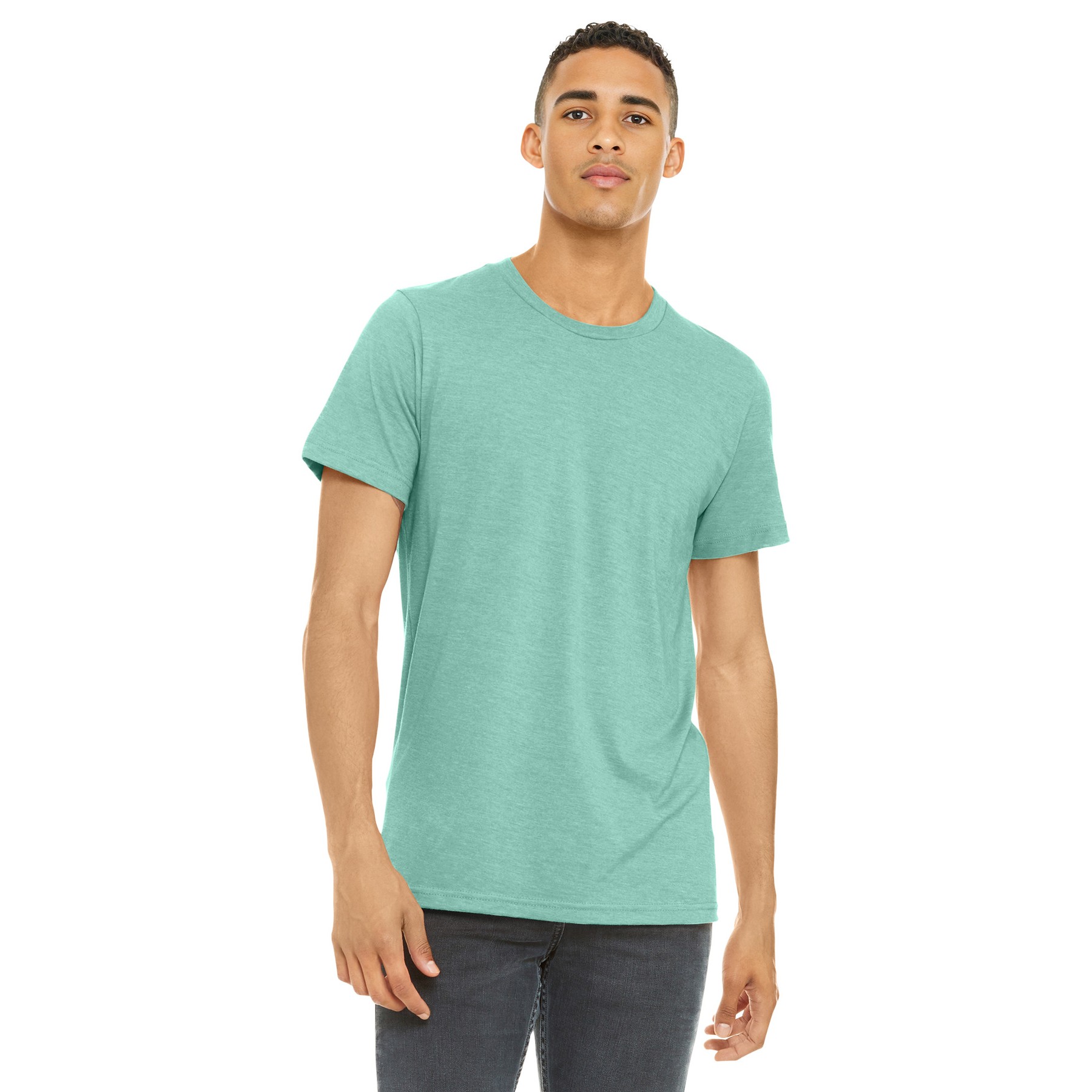 Unisex Heather CVC Short Sleeve Tee - Thumbnail Image