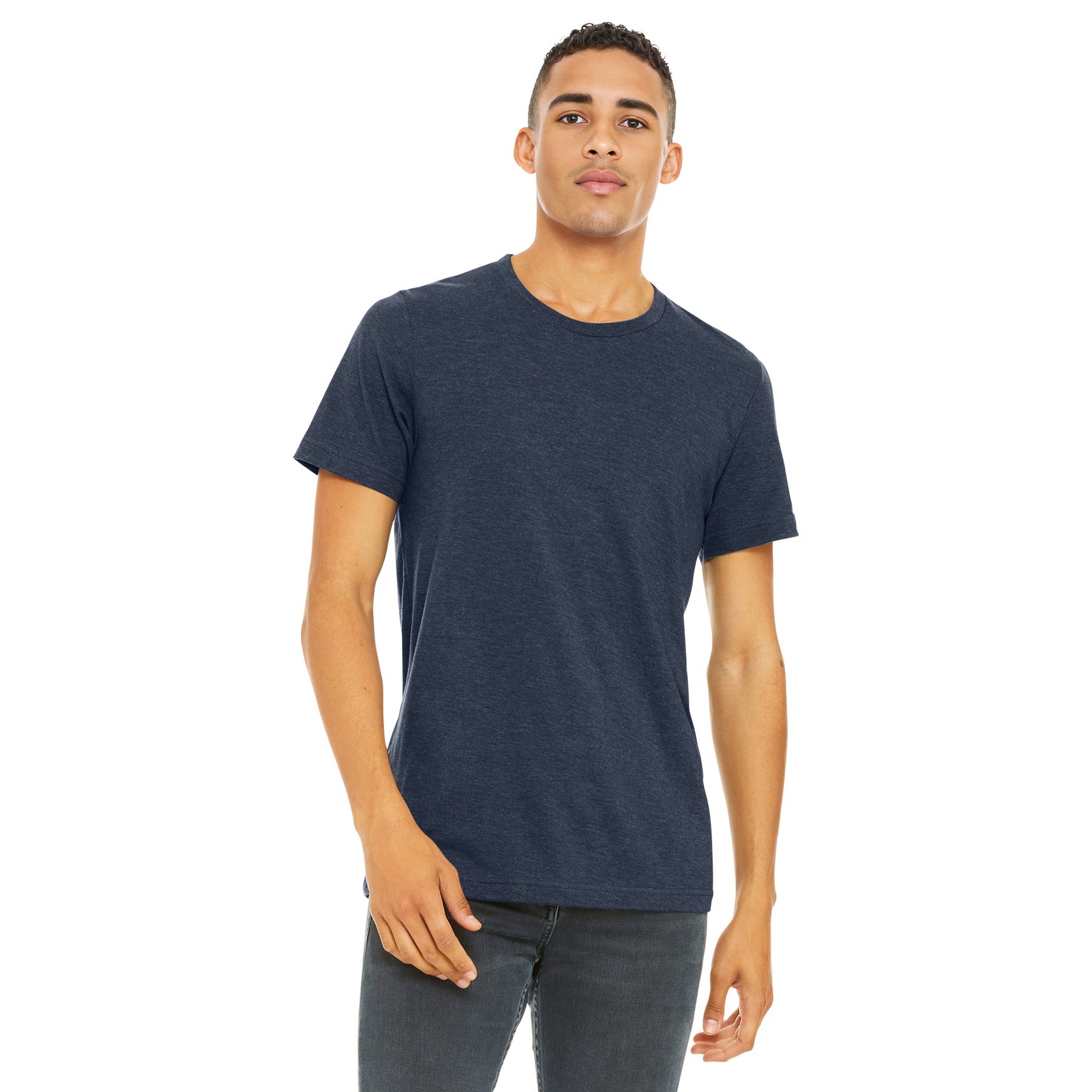 Unisex Heather CVC Short Sleeve Tee - Thumbnail Image