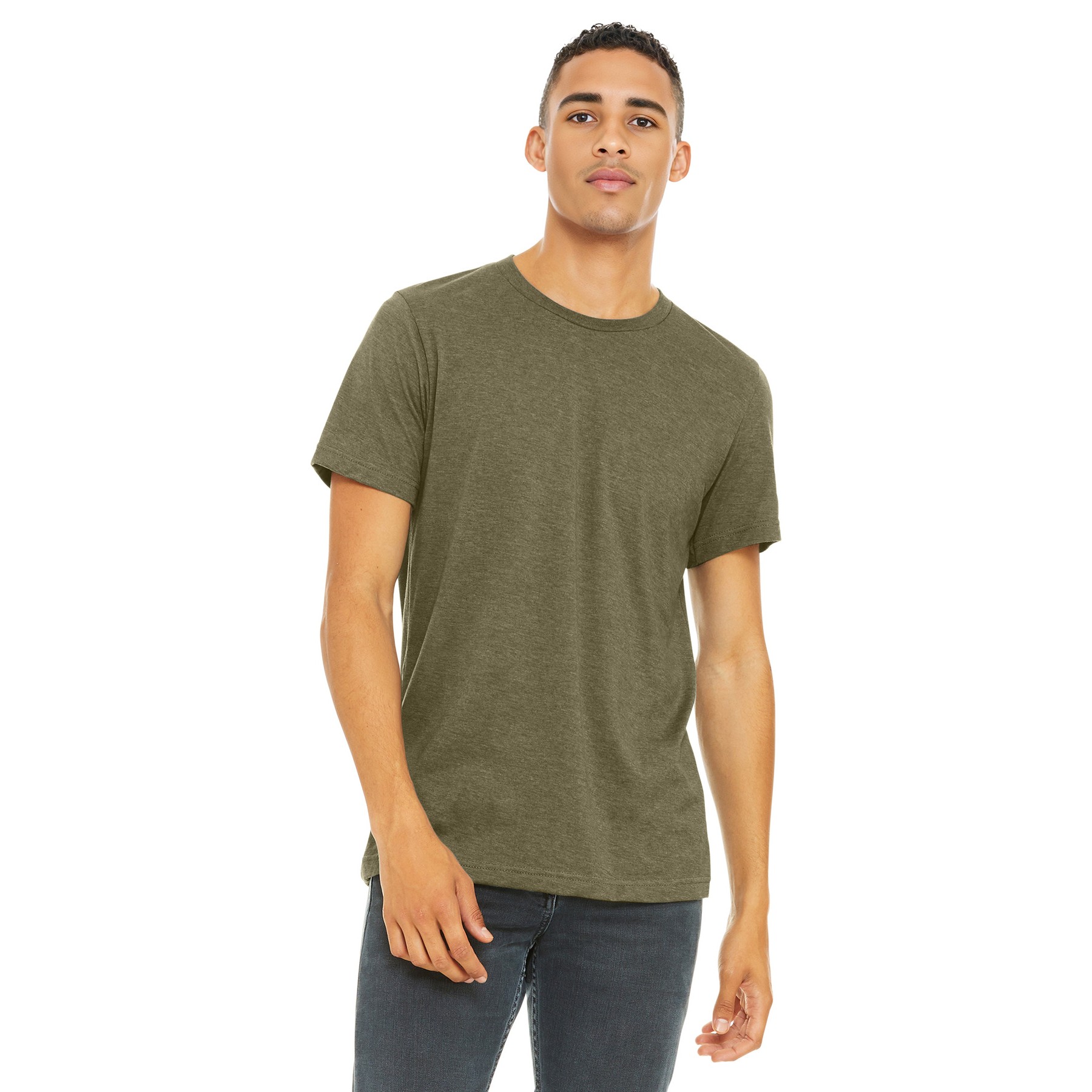 Unisex Heather CVC Short Sleeve Tee - Thumbnail Image