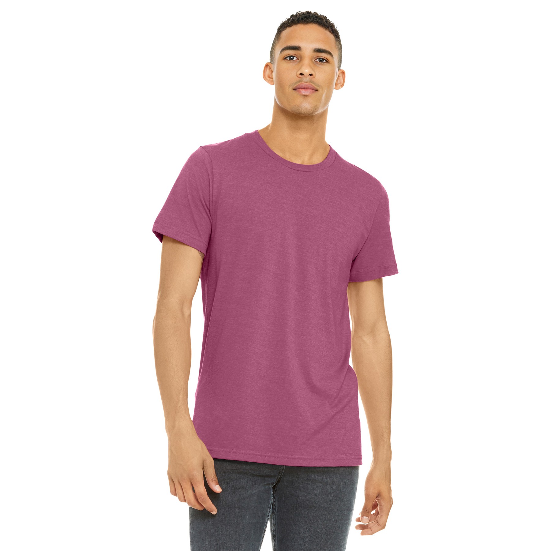 Unisex Heather CVC Short Sleeve Tee - Thumbnail Image
