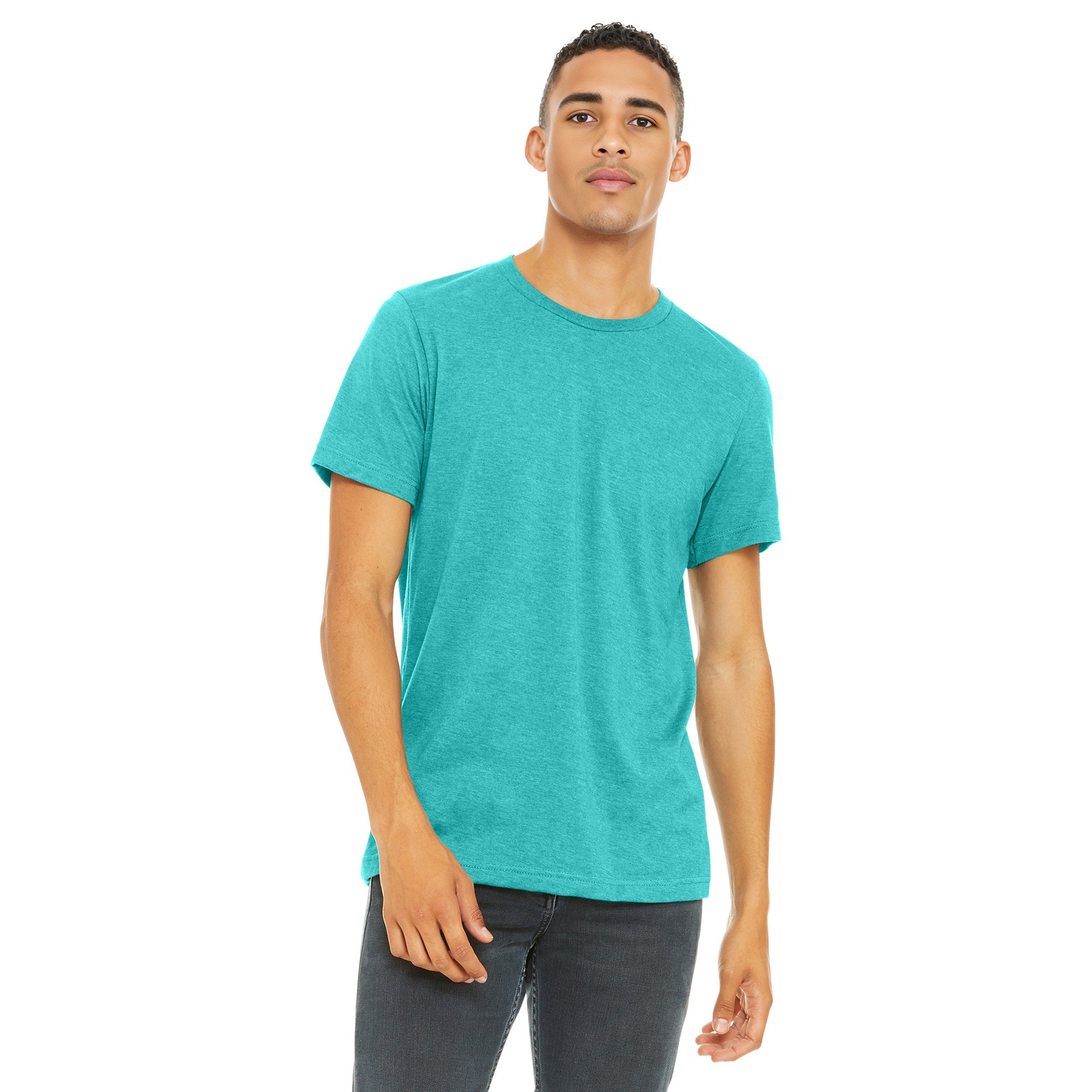 Unisex Heather CVC Short Sleeve Tee - Thumbnail Image