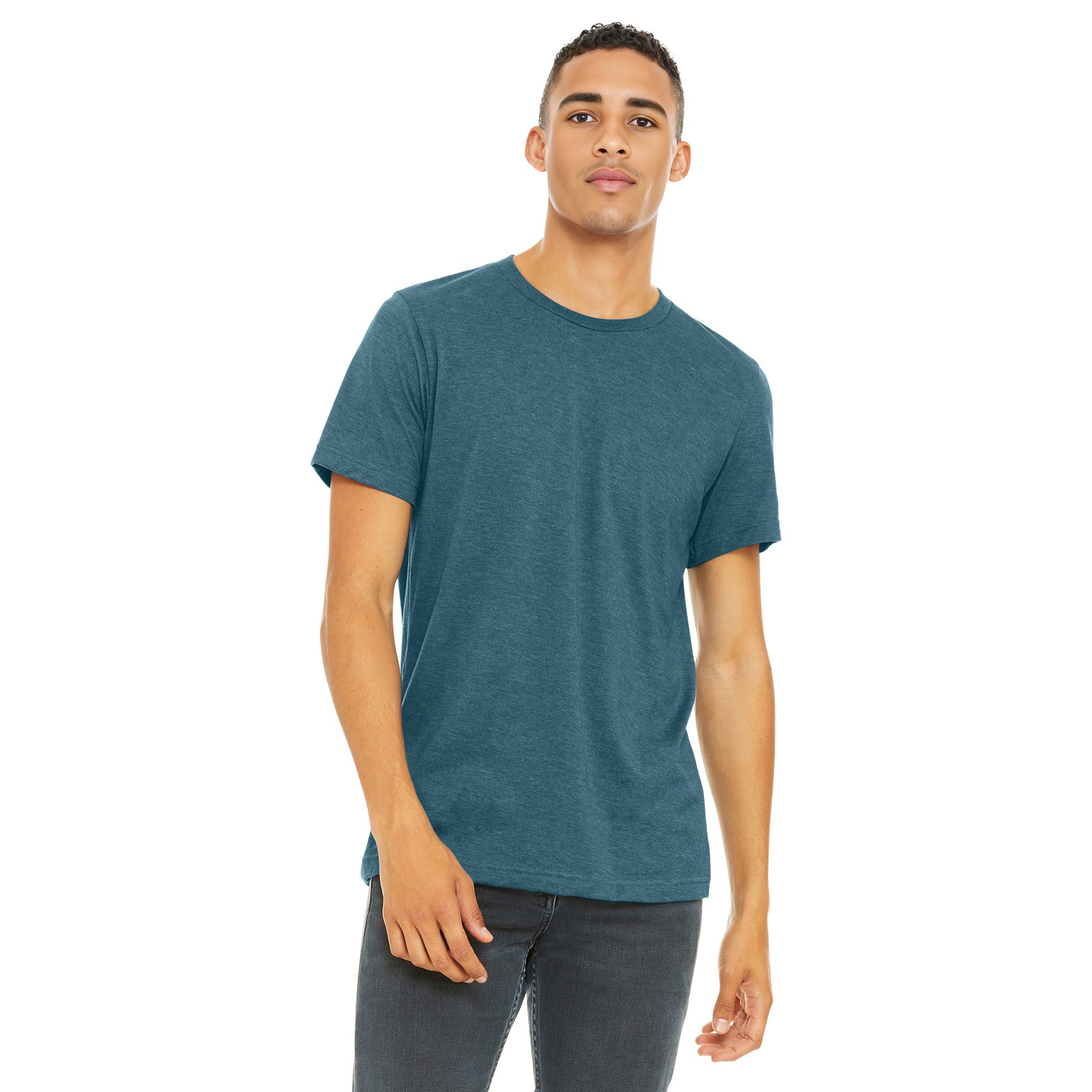 Unisex Heather CVC Short Sleeve Tee - Thumbnail Image