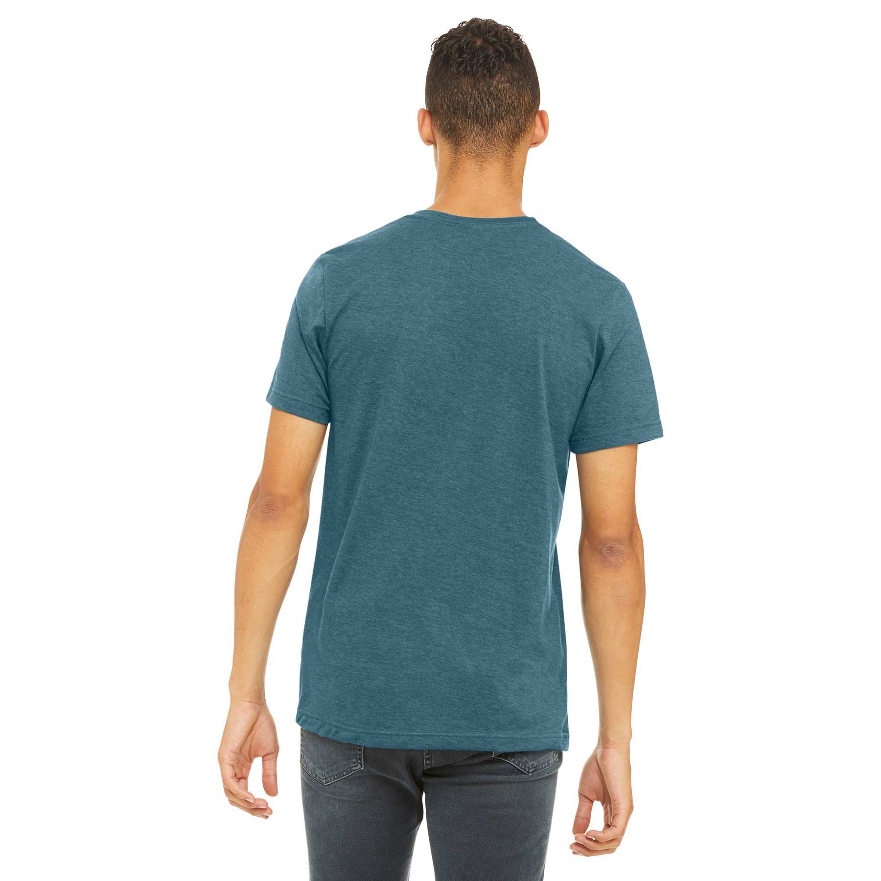 Unisex Heather CVC Short Sleeve Tee - Thumbnail Image