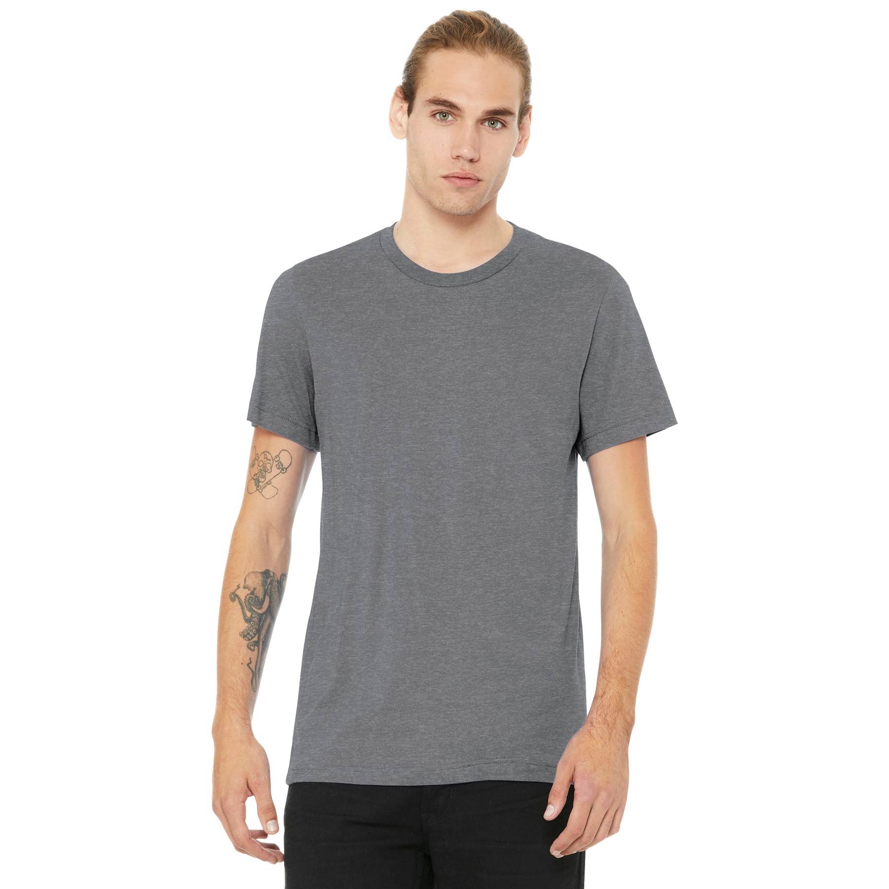 Unisex Heather CVC Short Sleeve Tee - Thumbnail Image