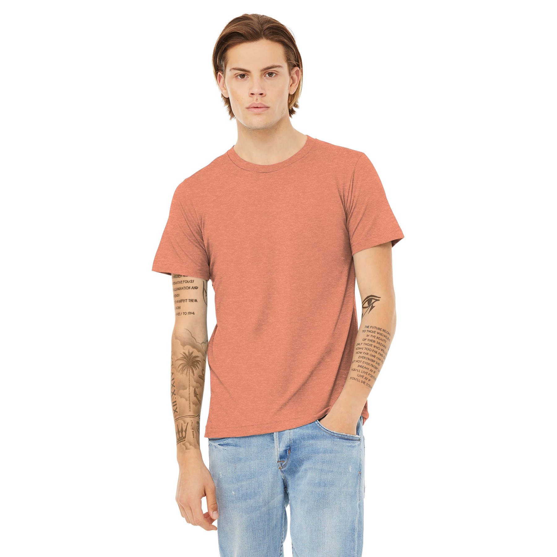 Unisex Heather CVC Short Sleeve Tee - Thumbnail Image