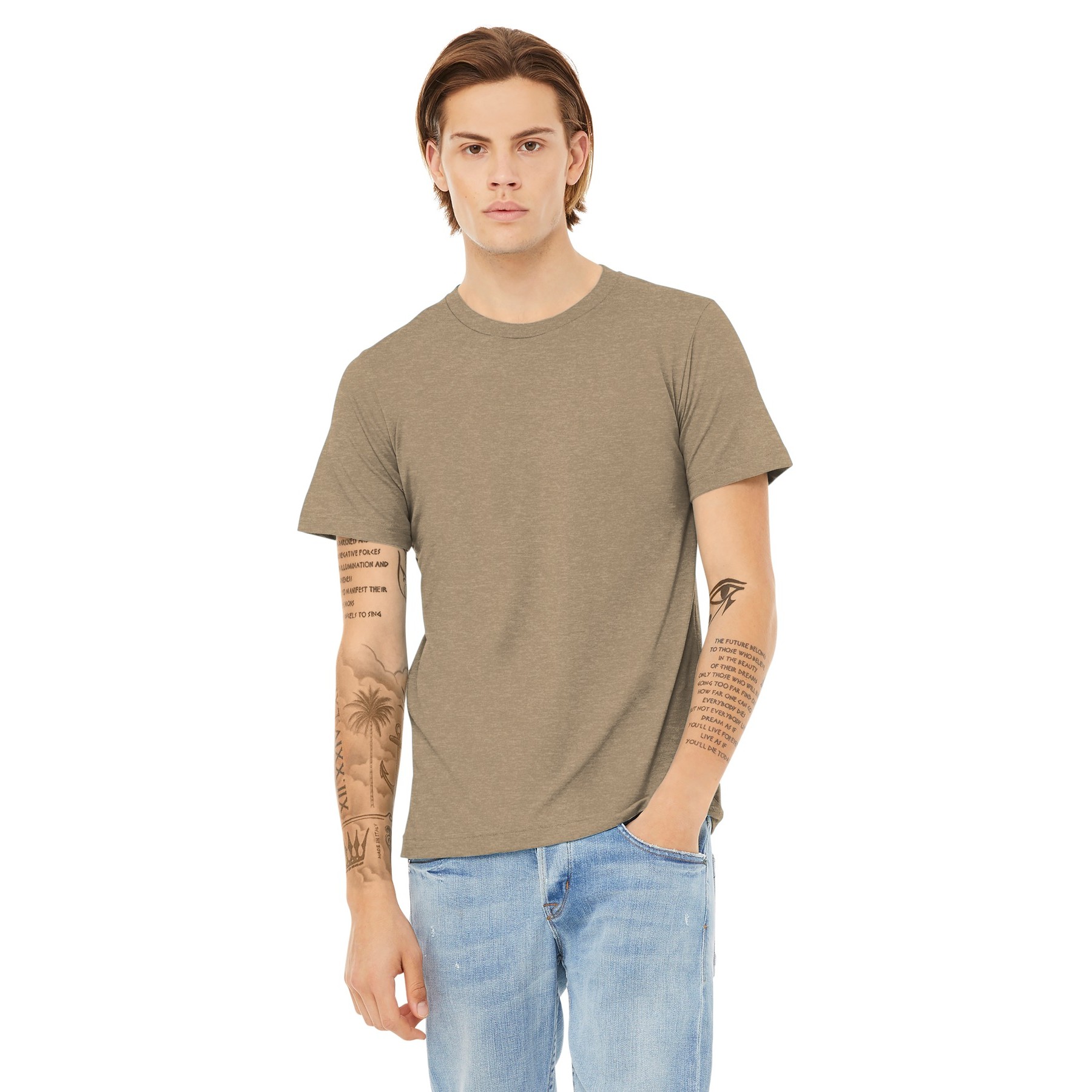 Unisex Heather CVC Short Sleeve Tee - Thumbnail Image