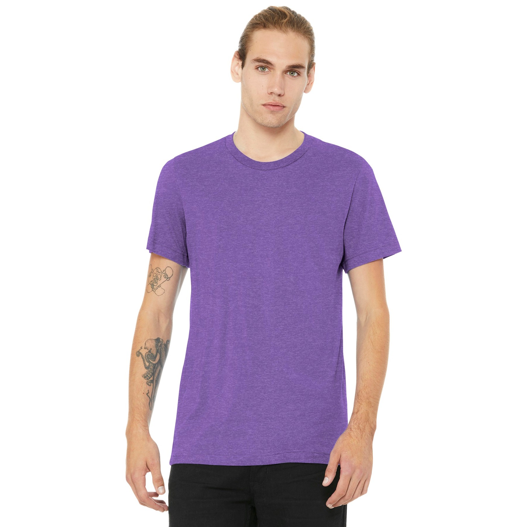 Unisex Heather CVC Short Sleeve Tee - Thumbnail Image