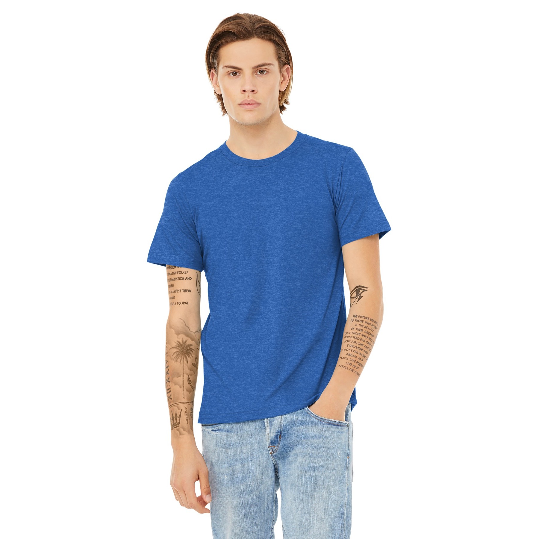 Unisex Heather CVC Short Sleeve Tee - Thumbnail Image