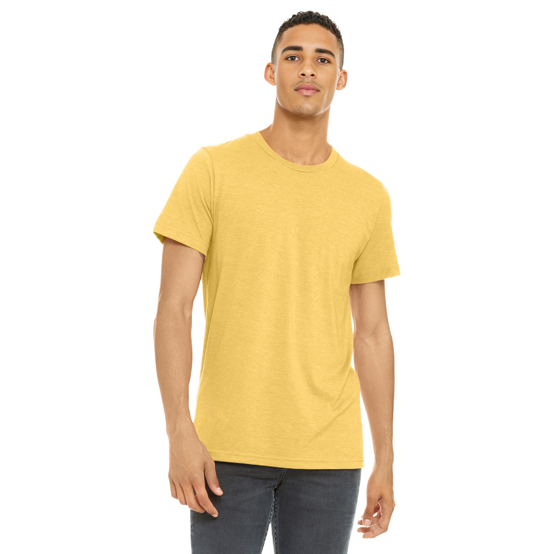 Unisex Heather CVC Short Sleeve Tee - Thumbnail Image
