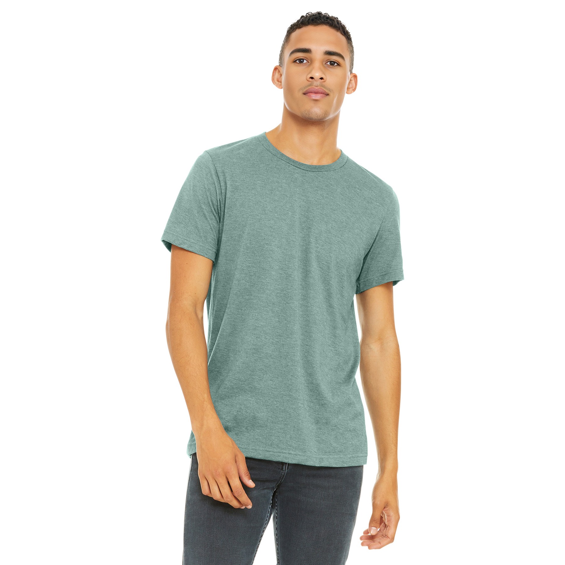 Unisex Heather CVC Short Sleeve Tee - Thumbnail Image