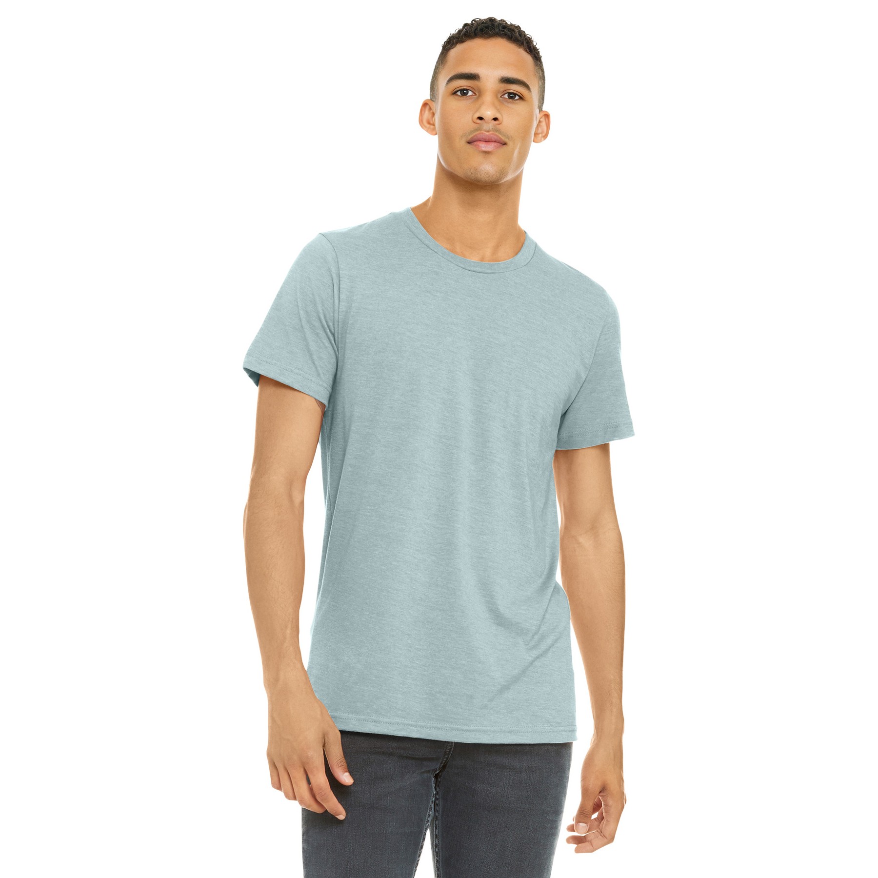 Unisex Heather CVC Short Sleeve Tee - Thumbnail Image
