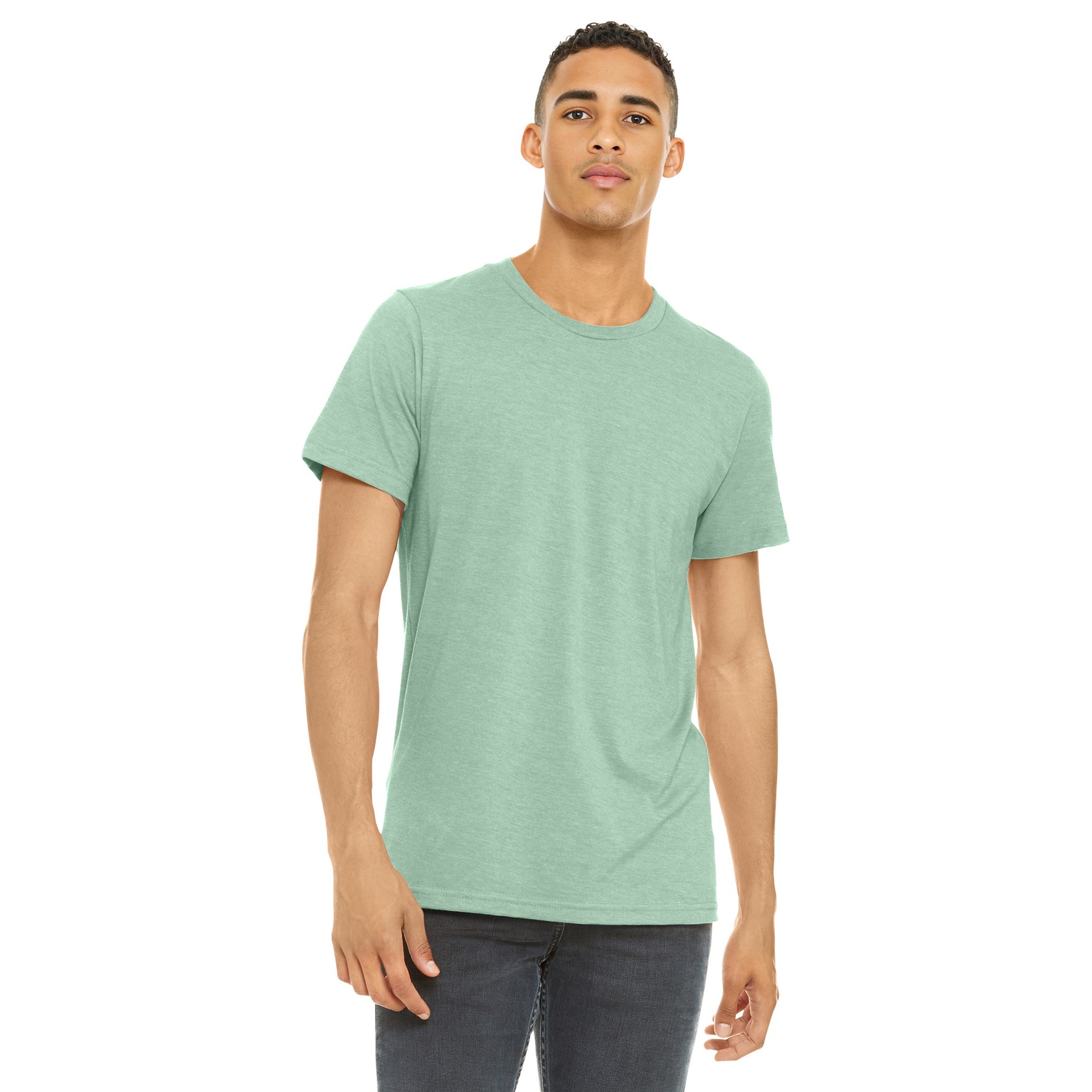 Unisex Heather CVC Short Sleeve Tee - Thumbnail Image
