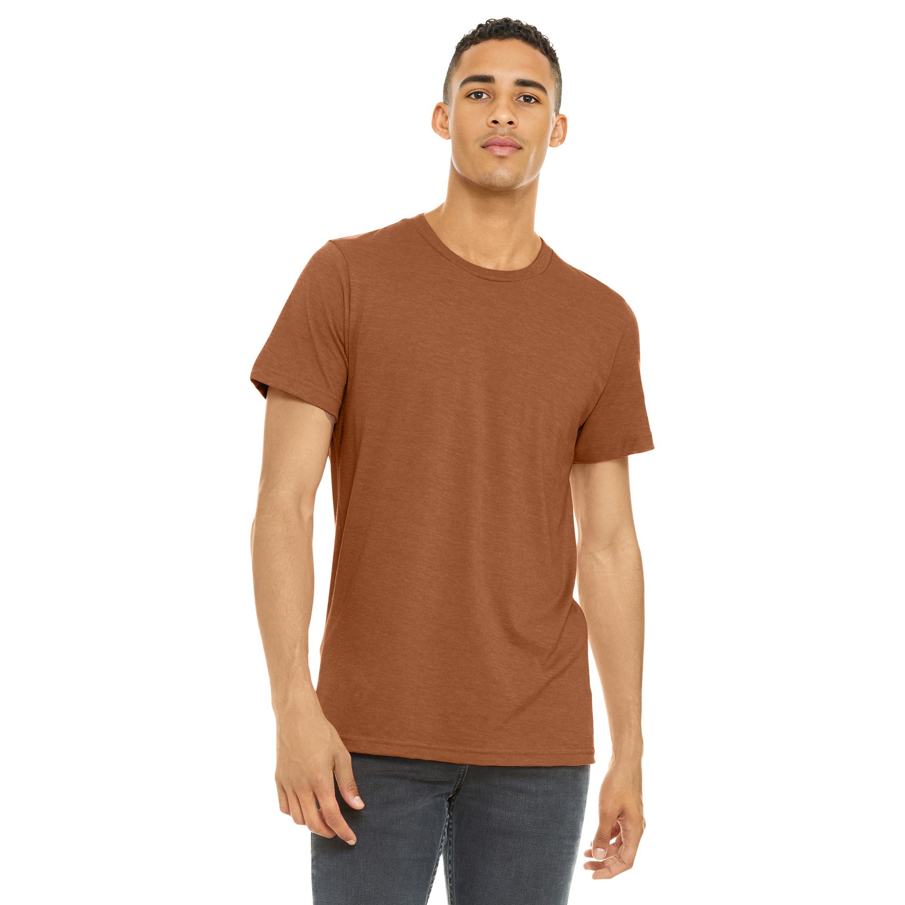 Unisex Heather CVC Short Sleeve Tee - Thumbnail Image