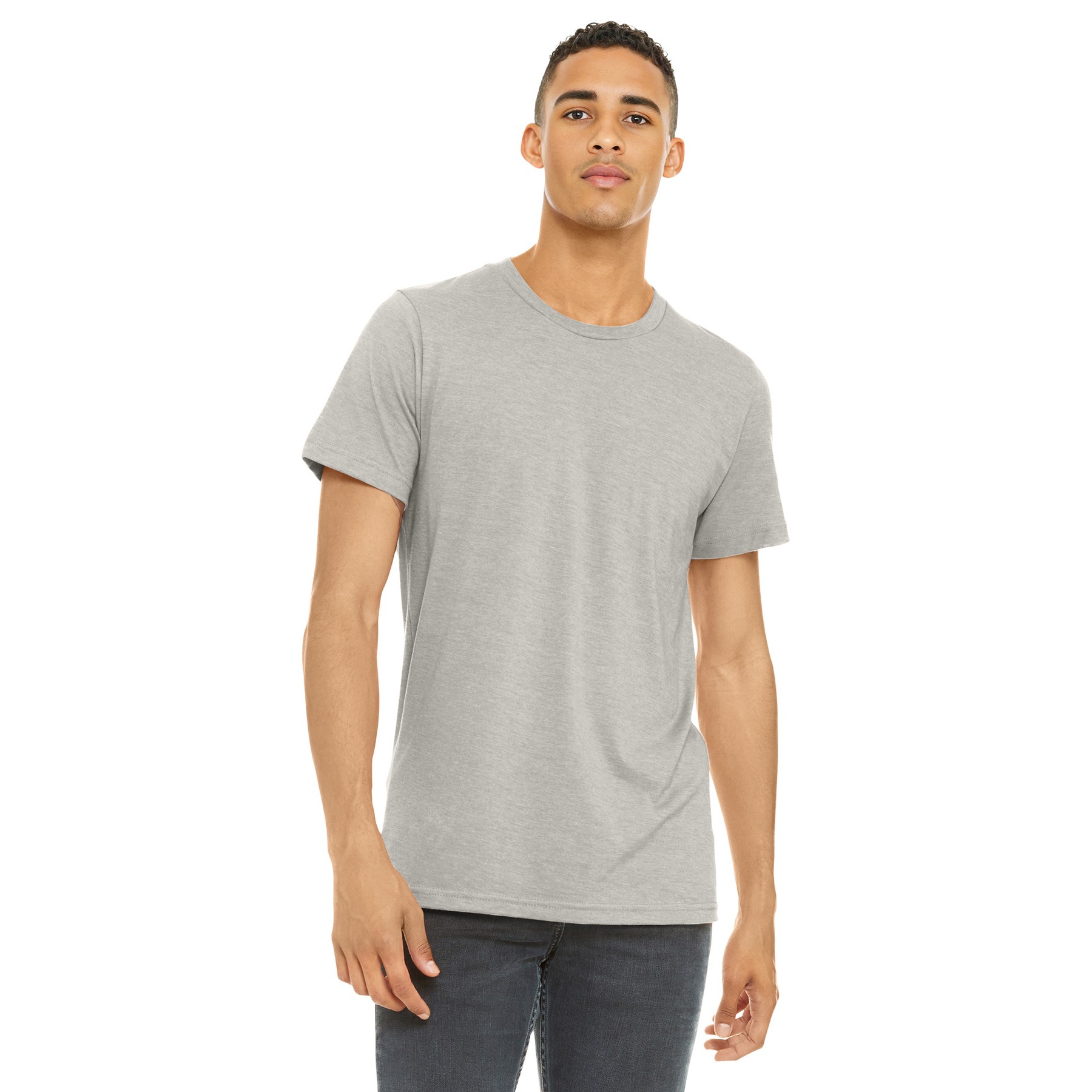 Unisex Heather CVC Short Sleeve Tee - Thumbnail Image