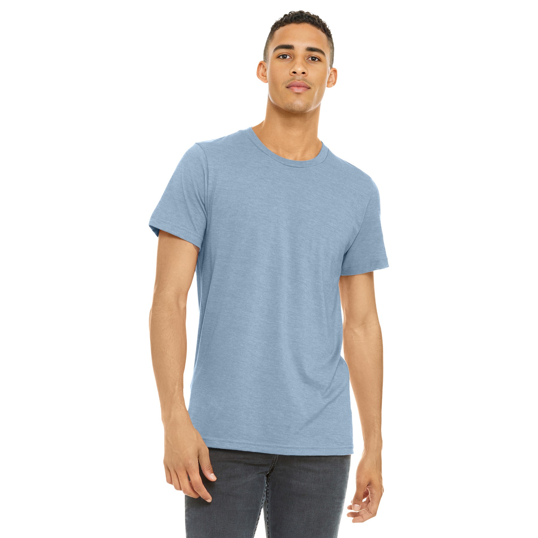 Unisex Heather CVC Short Sleeve Tee - Thumbnail Image