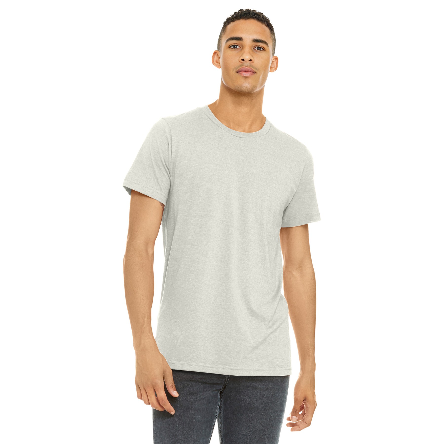 Unisex Heather CVC Short Sleeve Tee - Thumbnail Image