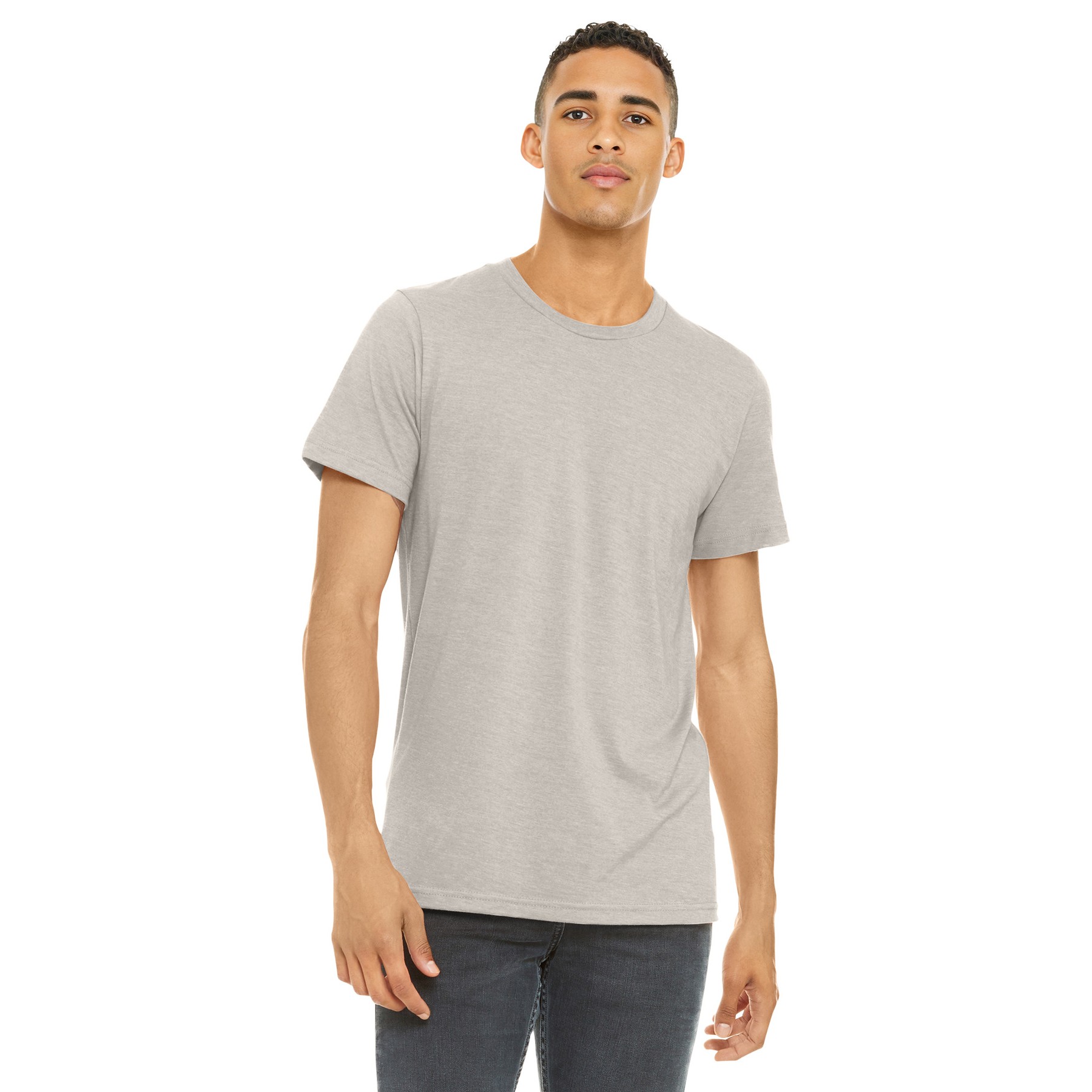 Unisex Heather CVC Short Sleeve Tee - Thumbnail Image