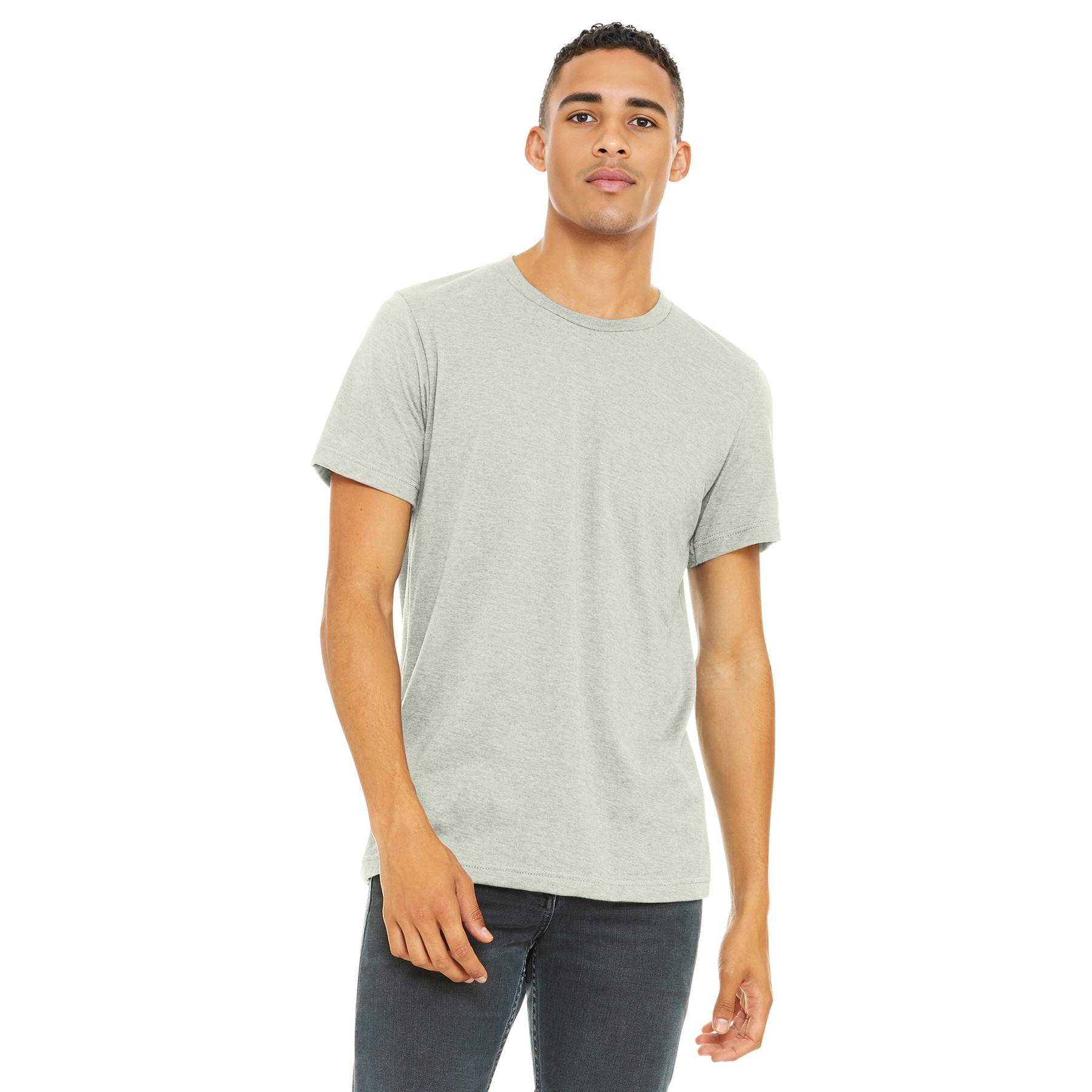 Unisex Heather CVC Short Sleeve Tee - Thumbnail Image