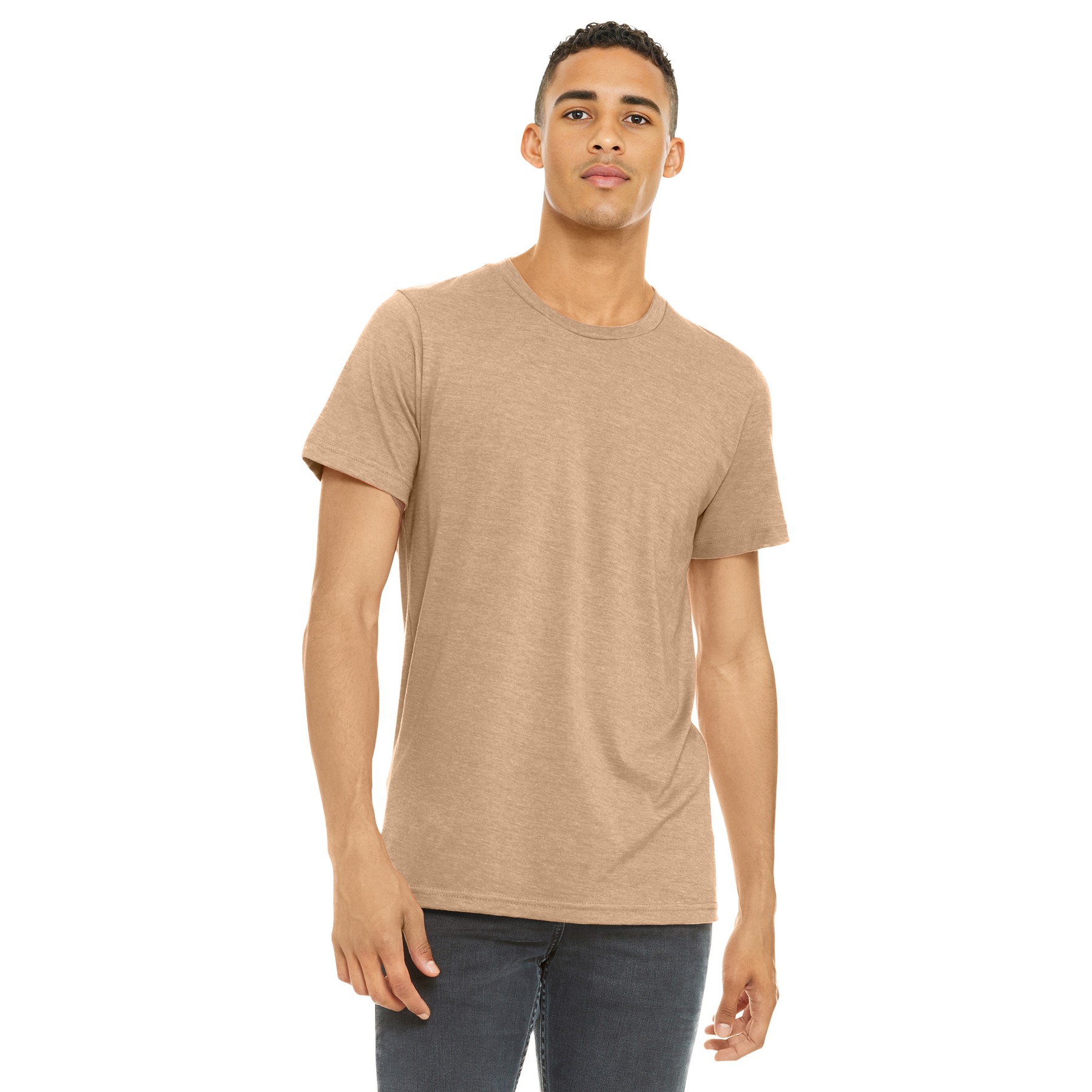 Unisex Heather CVC Short Sleeve Tee - Thumbnail Image