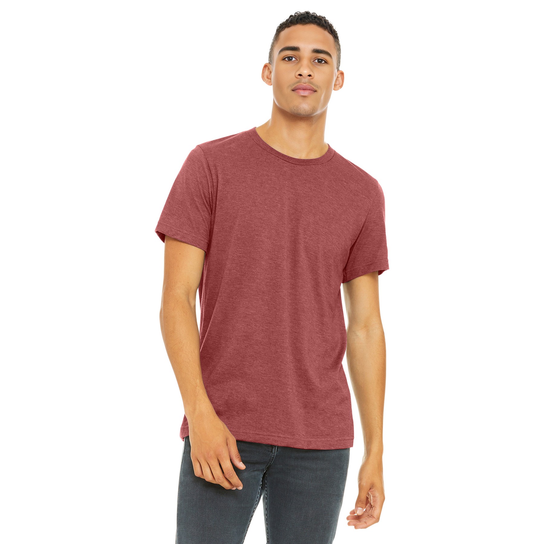 Unisex Heather CVC Short Sleeve Tee - Thumbnail Image
