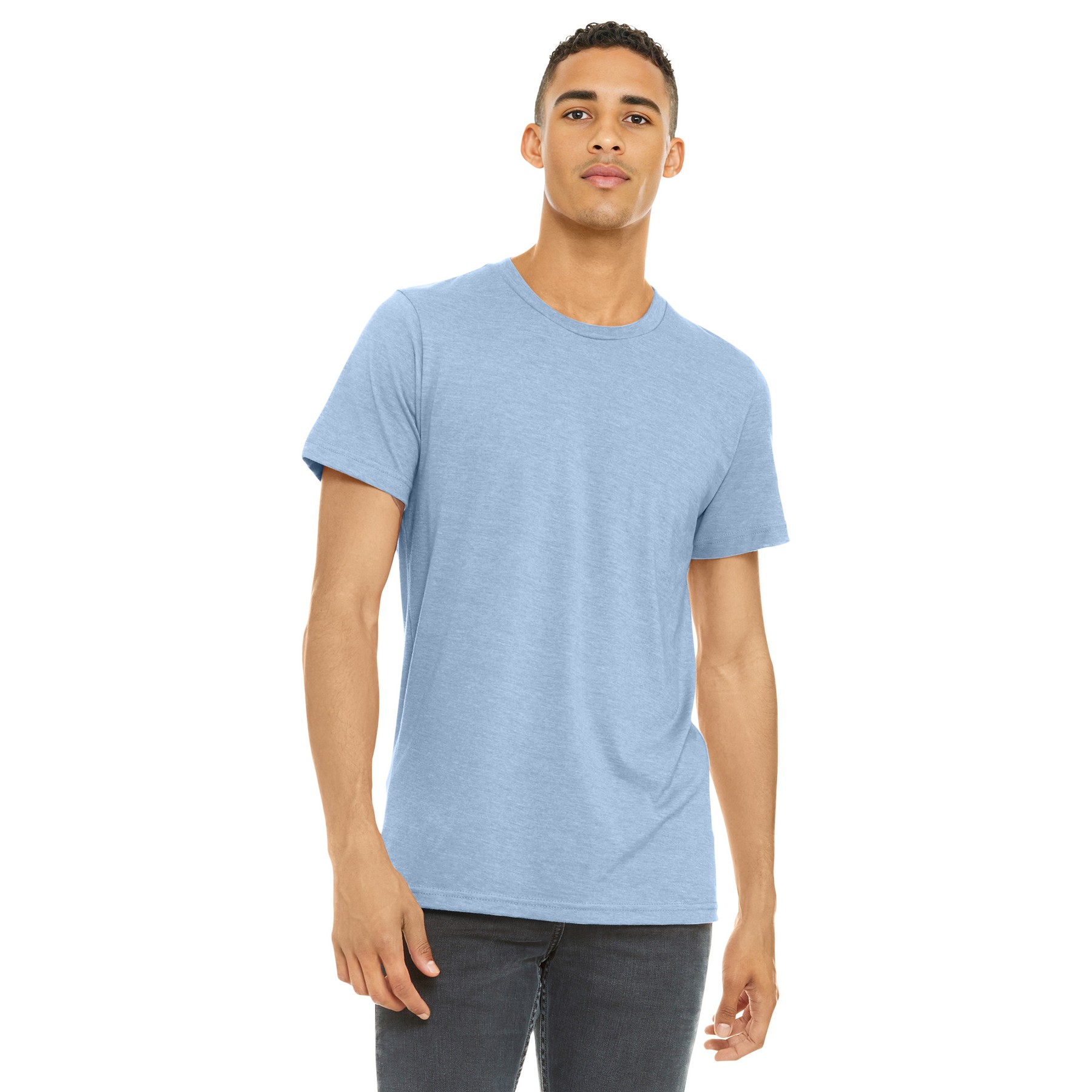 Unisex Heather CVC Short Sleeve Tee - Thumbnail Image