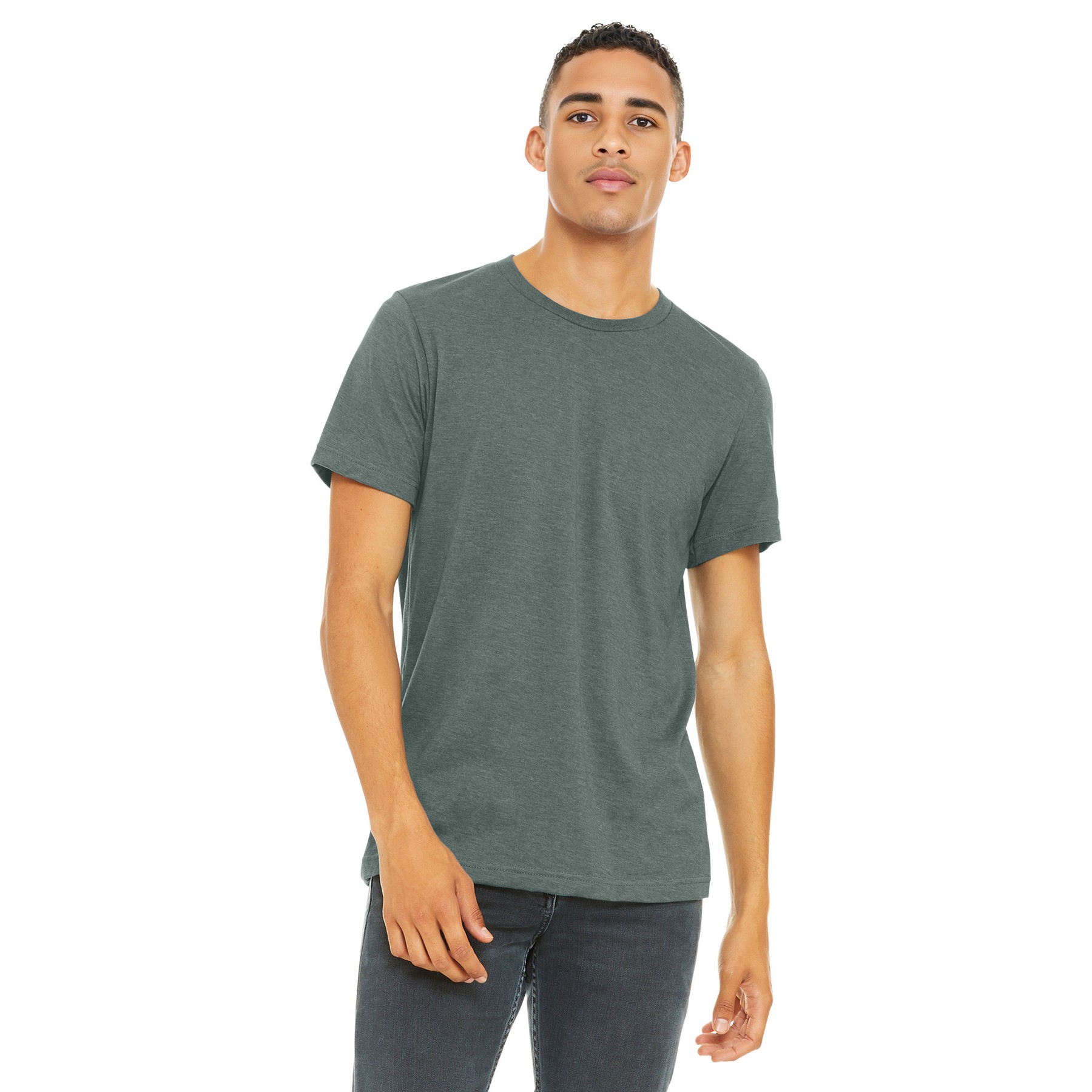 Unisex Heather CVC Short Sleeve Tee - Thumbnail Image
