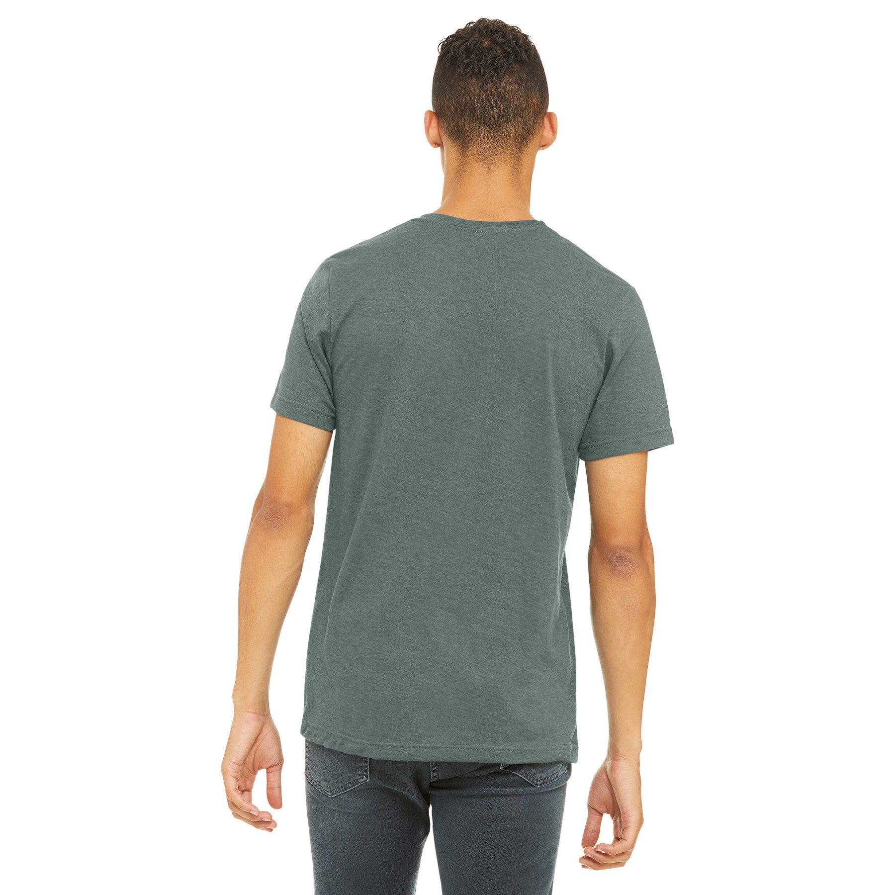 Unisex Heather CVC Short Sleeve Tee - Thumbnail Image