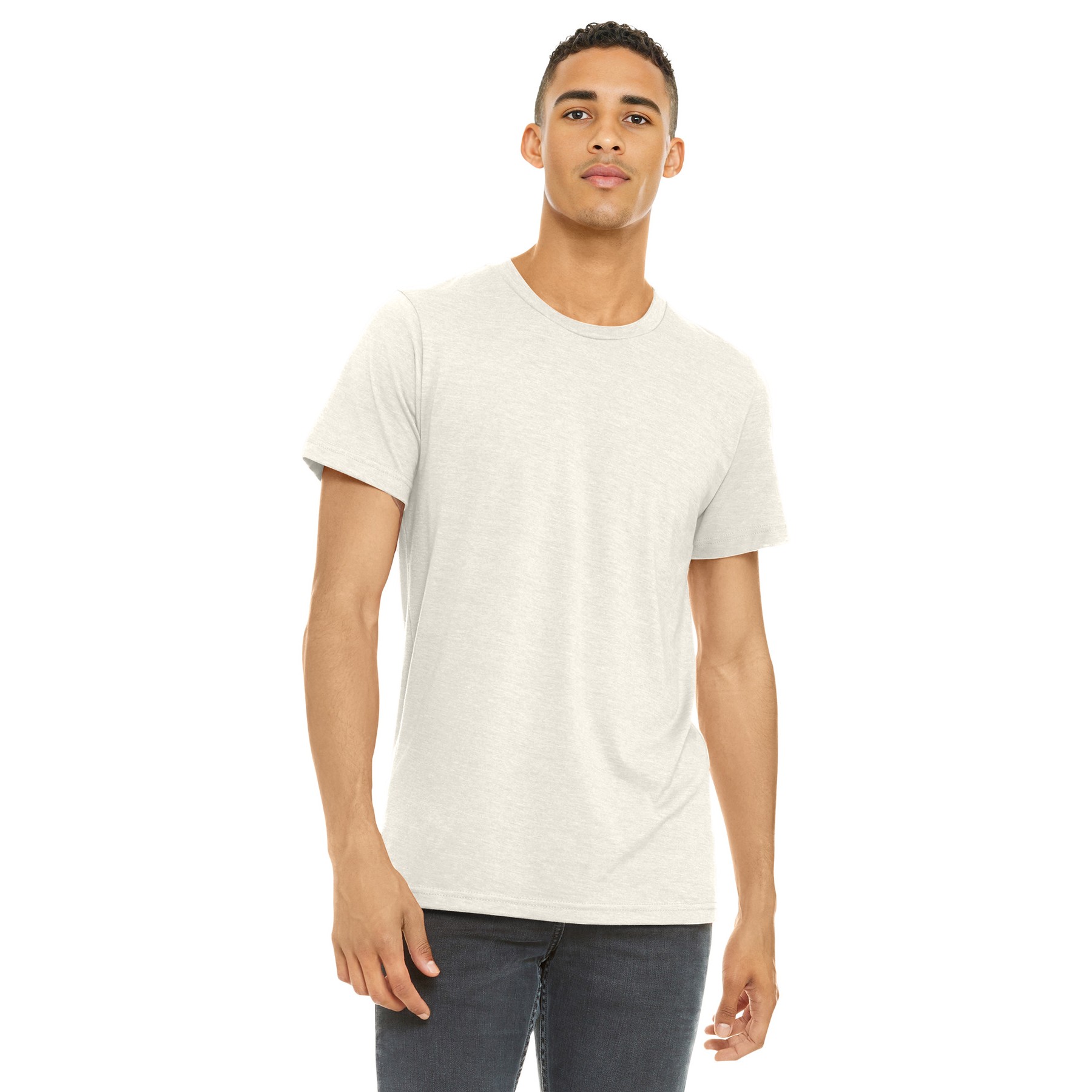 Unisex Heather CVC Short Sleeve Tee - Thumbnail Image