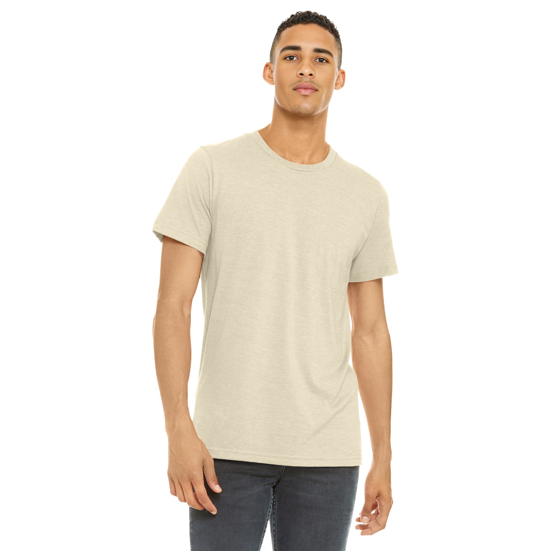 Unisex Heather CVC Short Sleeve Tee - Thumbnail Image